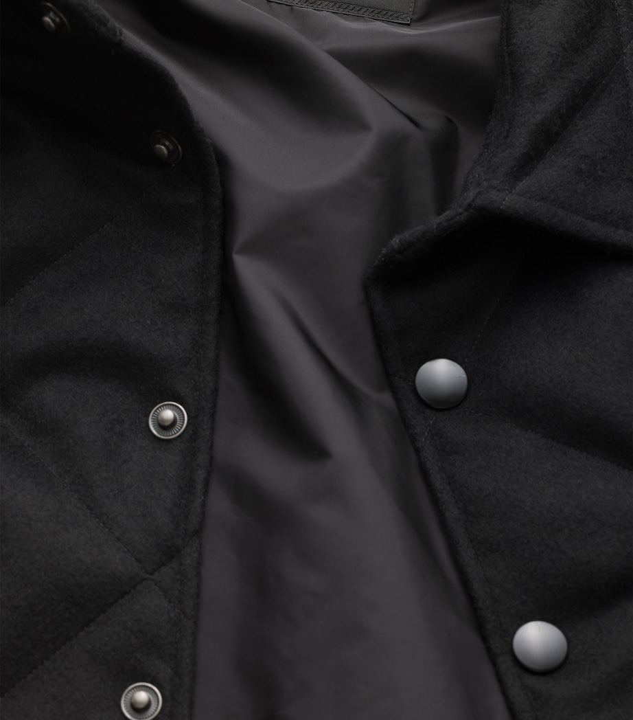 Cashmere Padded Overshirt F0002 Image 6