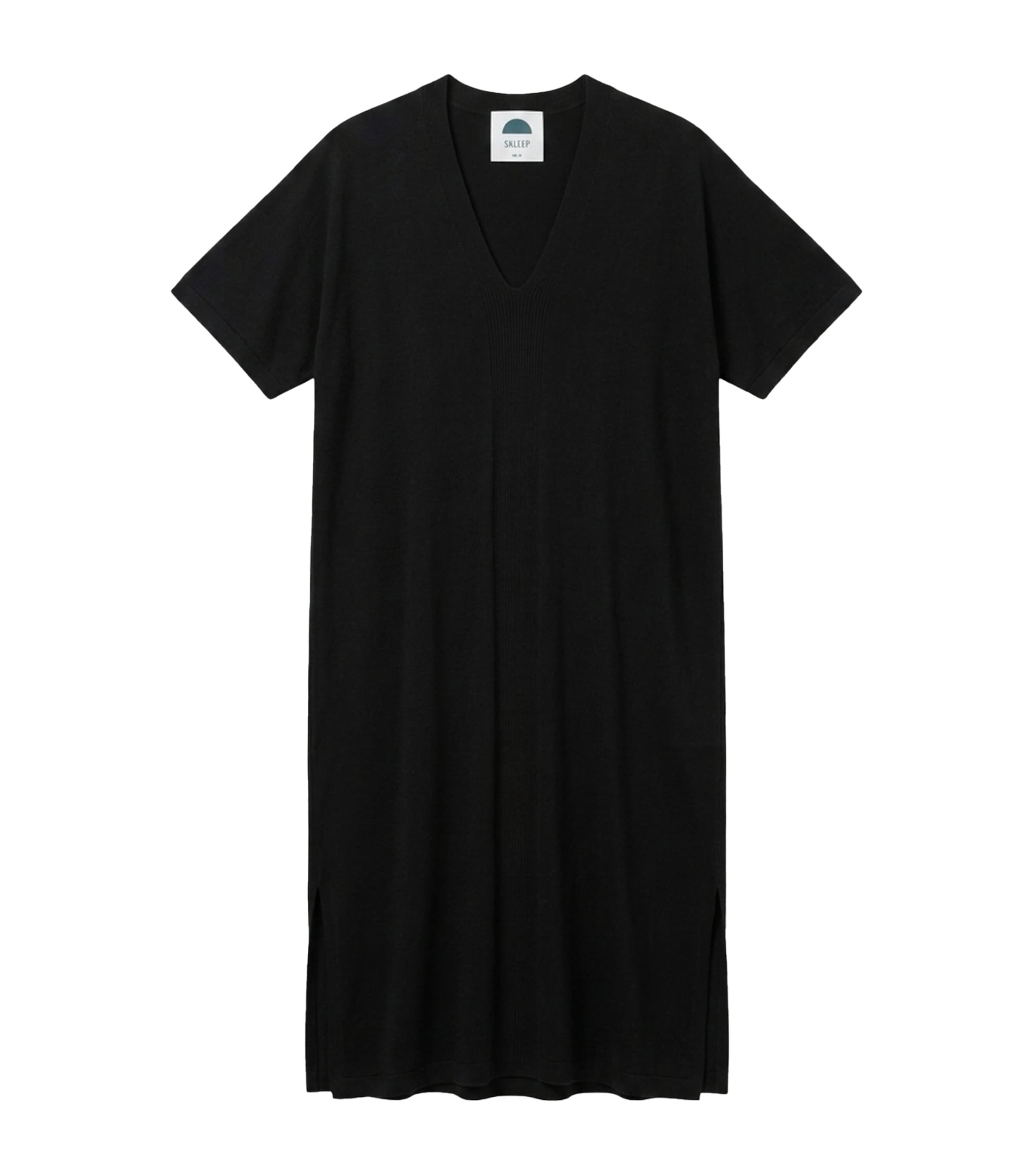 SHLEEP Womens Merino-Silk V-Neck Kaftan Arabian Night Sky Image 1