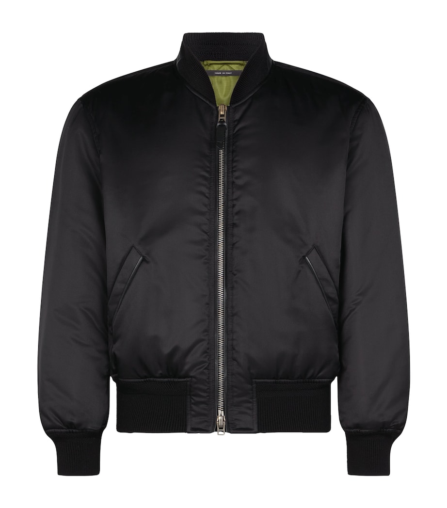 Silk Bomber Jacket ZLBFG Image 1