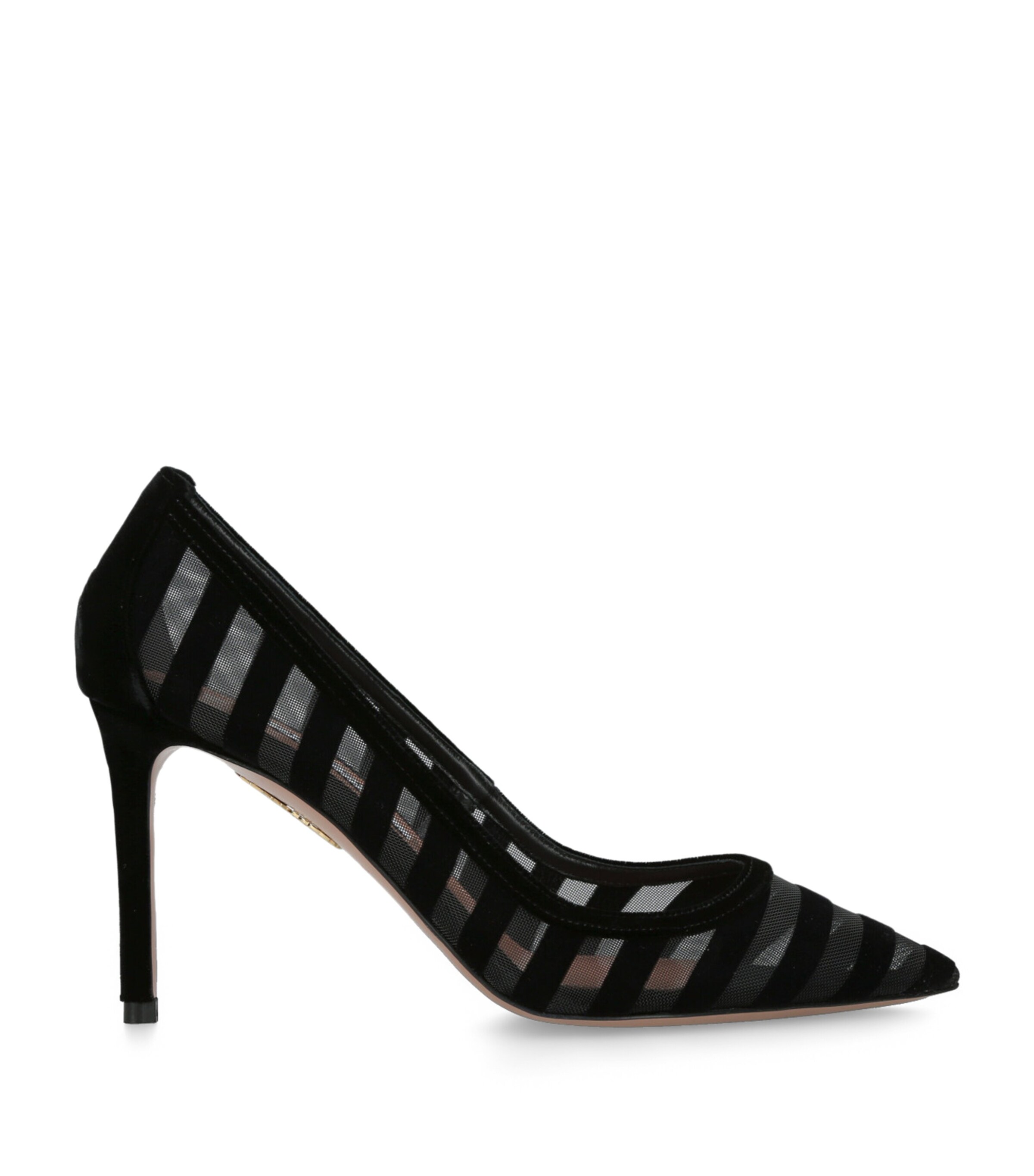 Aquazzura Nude Pumps 85 Black Image 1