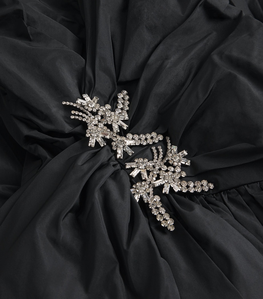 Embellished Ellette Midi Dress BLACK Image 5