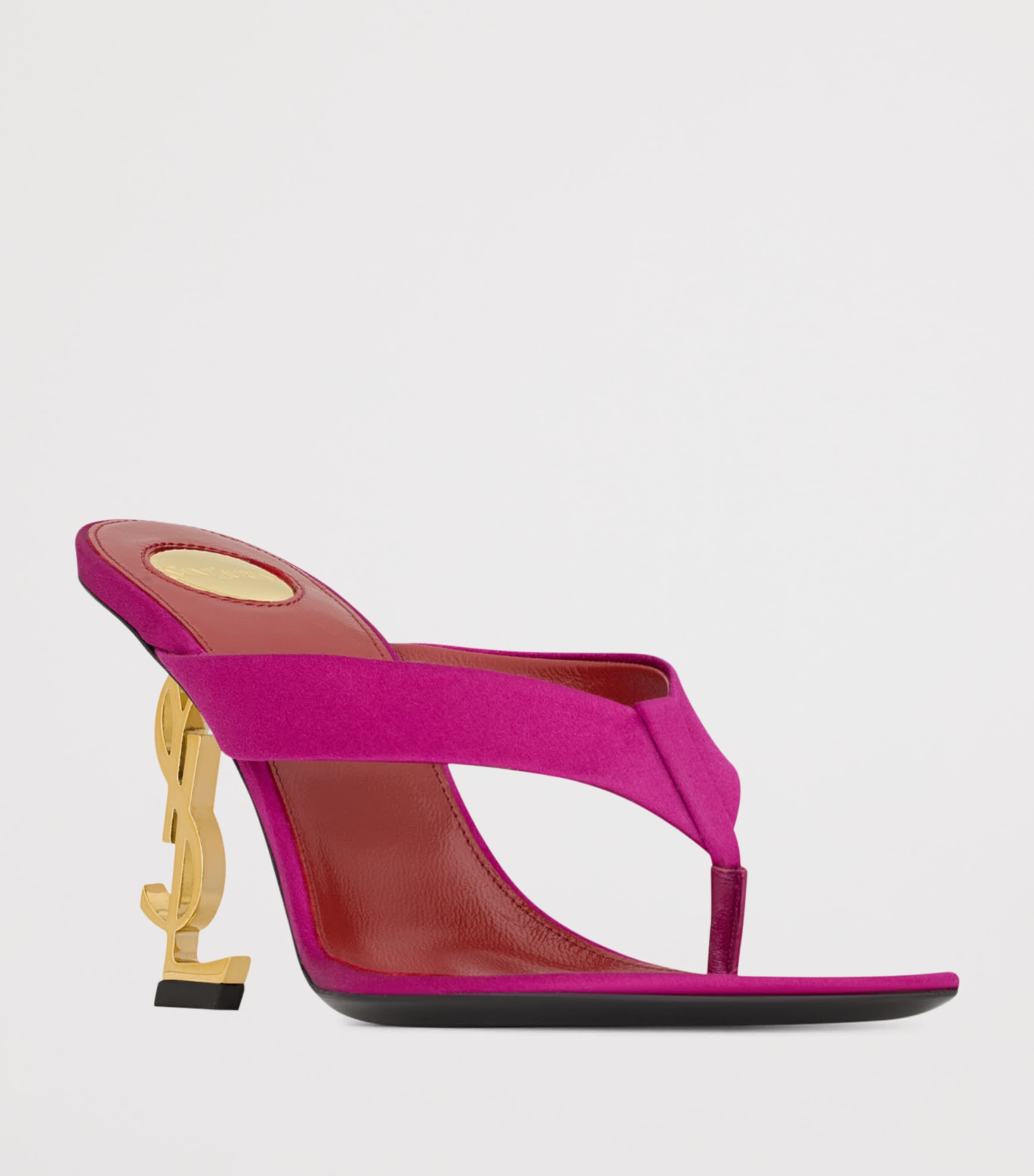 Satin Crepe Opyum Sandals 85 5518 Image 3