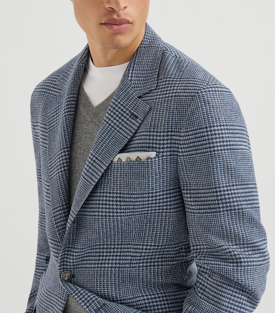 Brunello Cucinelli Silk Medallion Pocket Square Image 2