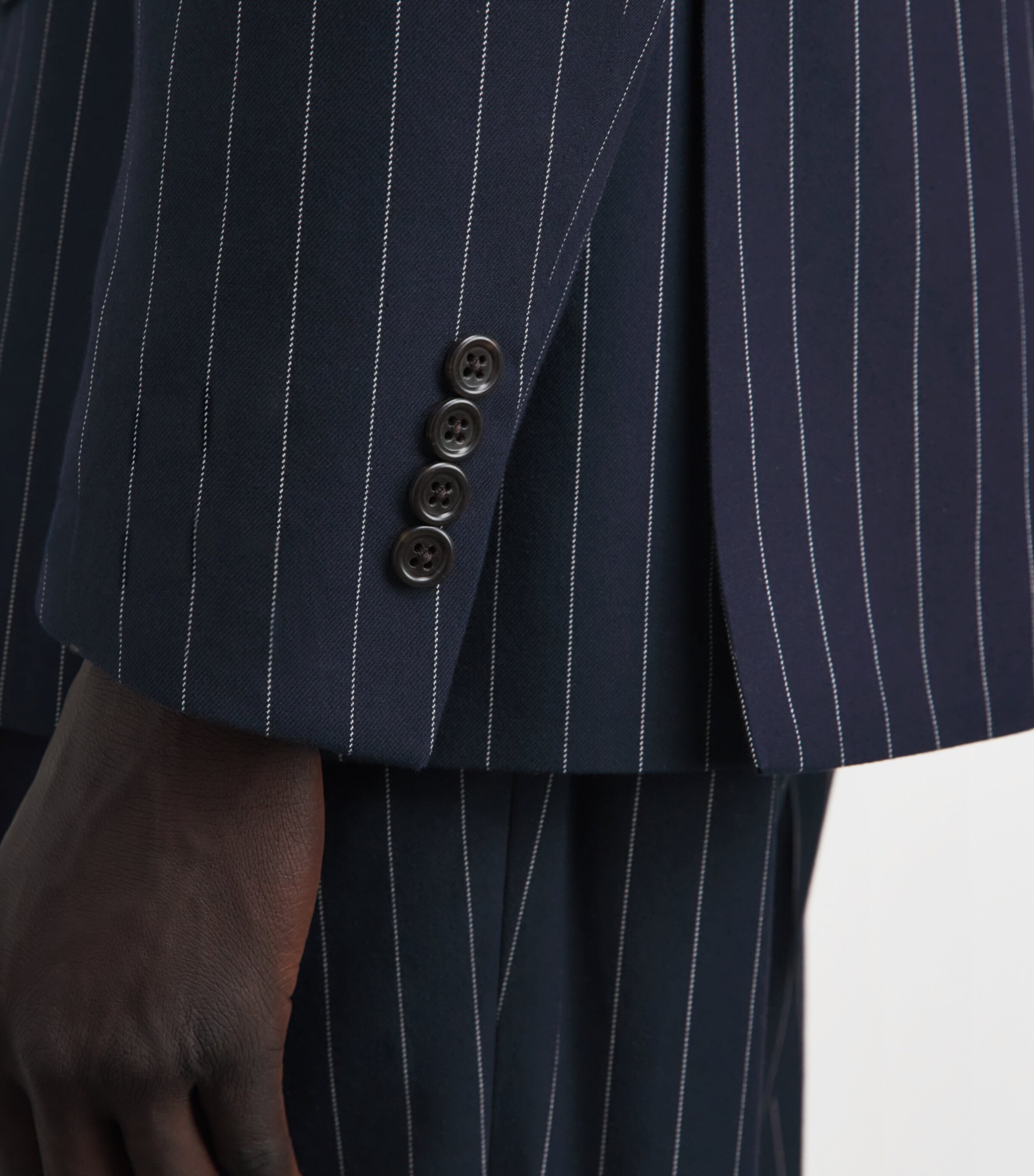 Polo Ralph Lauren Mens Stripe 2-Piece Suit Navy/cream Image 7