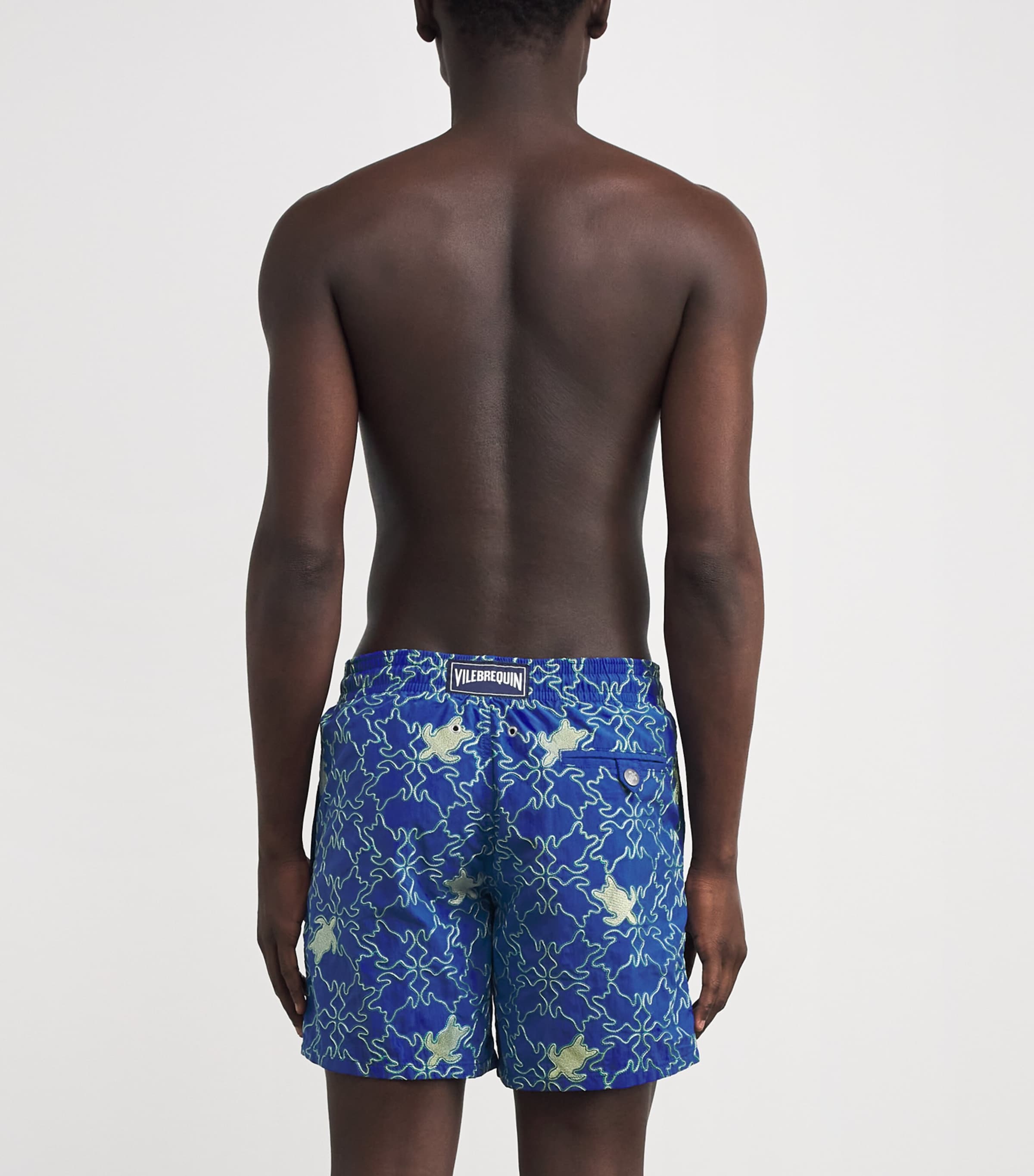 Embroidered Turtle Mistral Swim Shorts 613 MARRAKECH Image 3