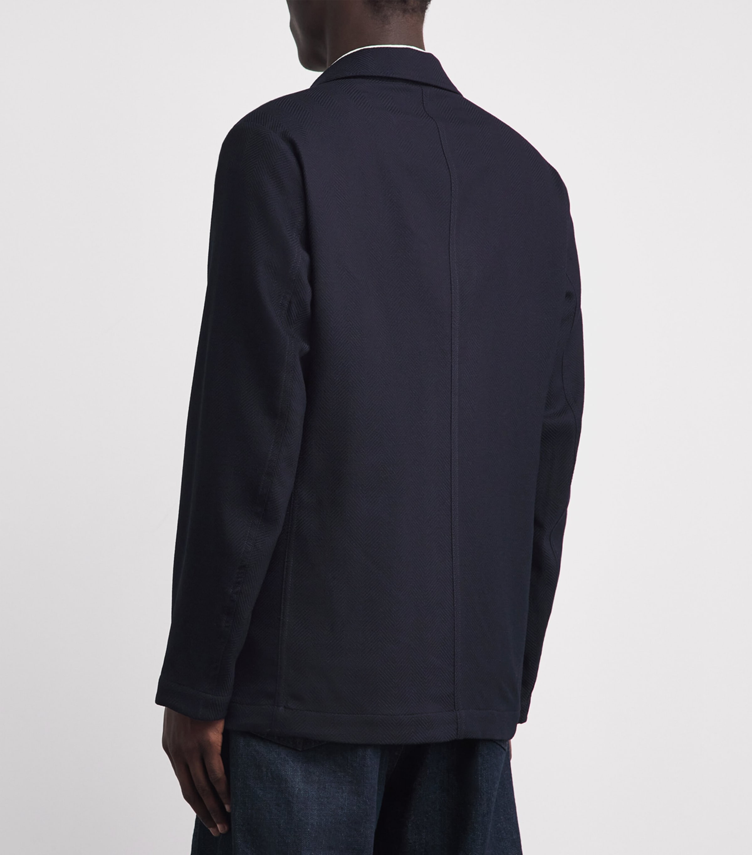 Paul Smith Mens Wool-Blend Unstructured Blazer Image 5