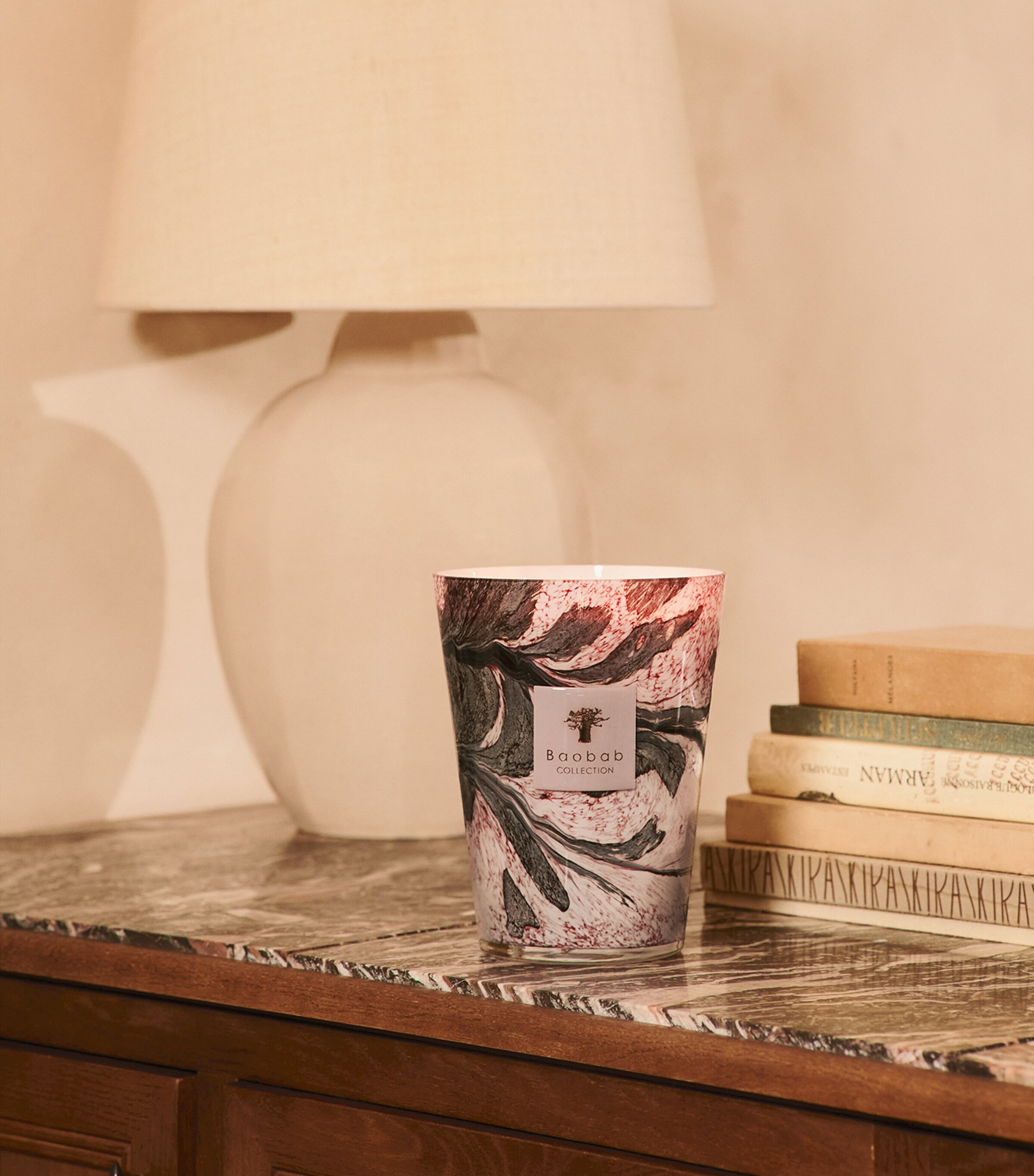 Baobab Collection Manon Scented Candle (6kg) Red Image 3