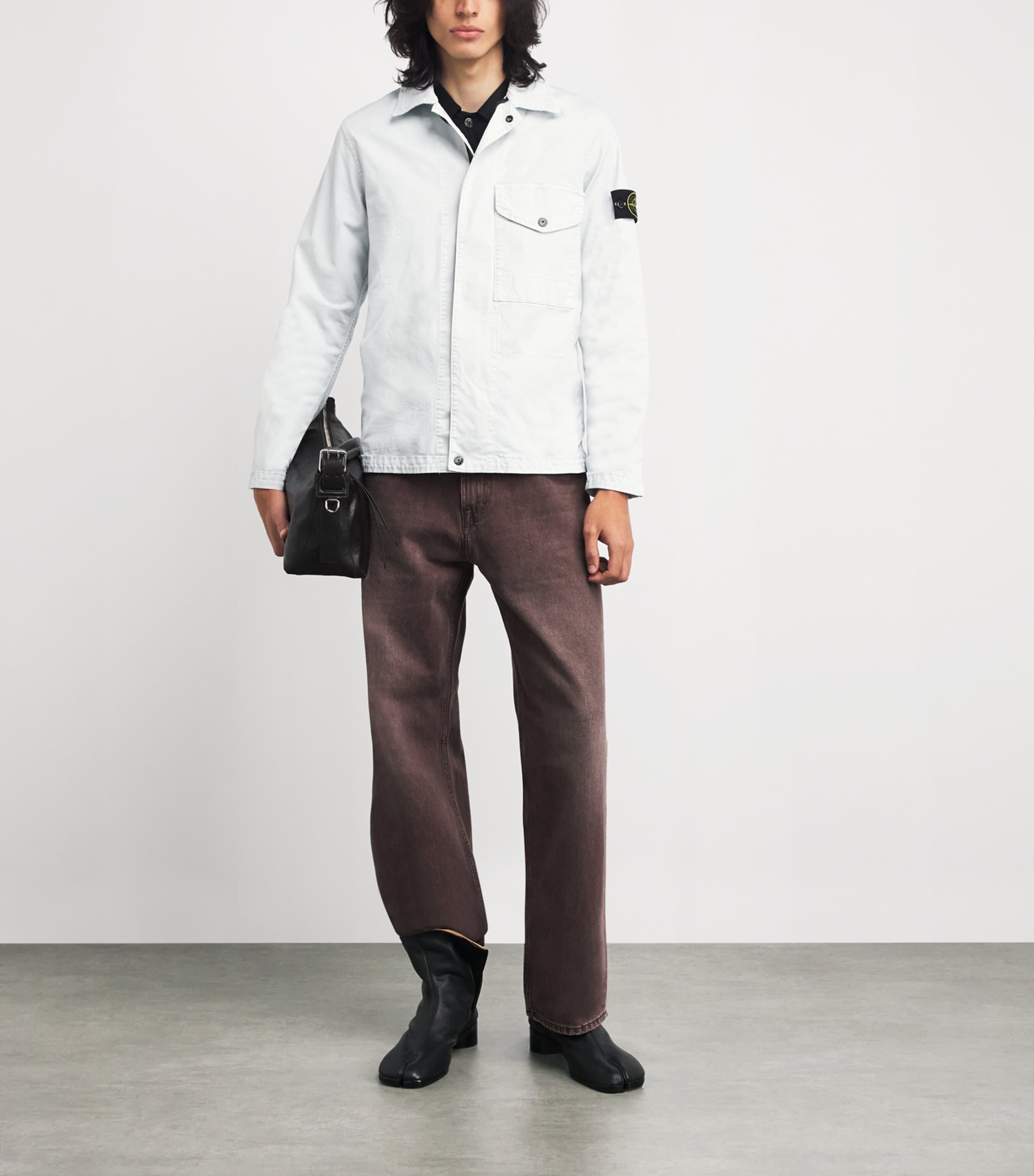 Organic Cotton Compass Shirt Jacket V0141 Image 2