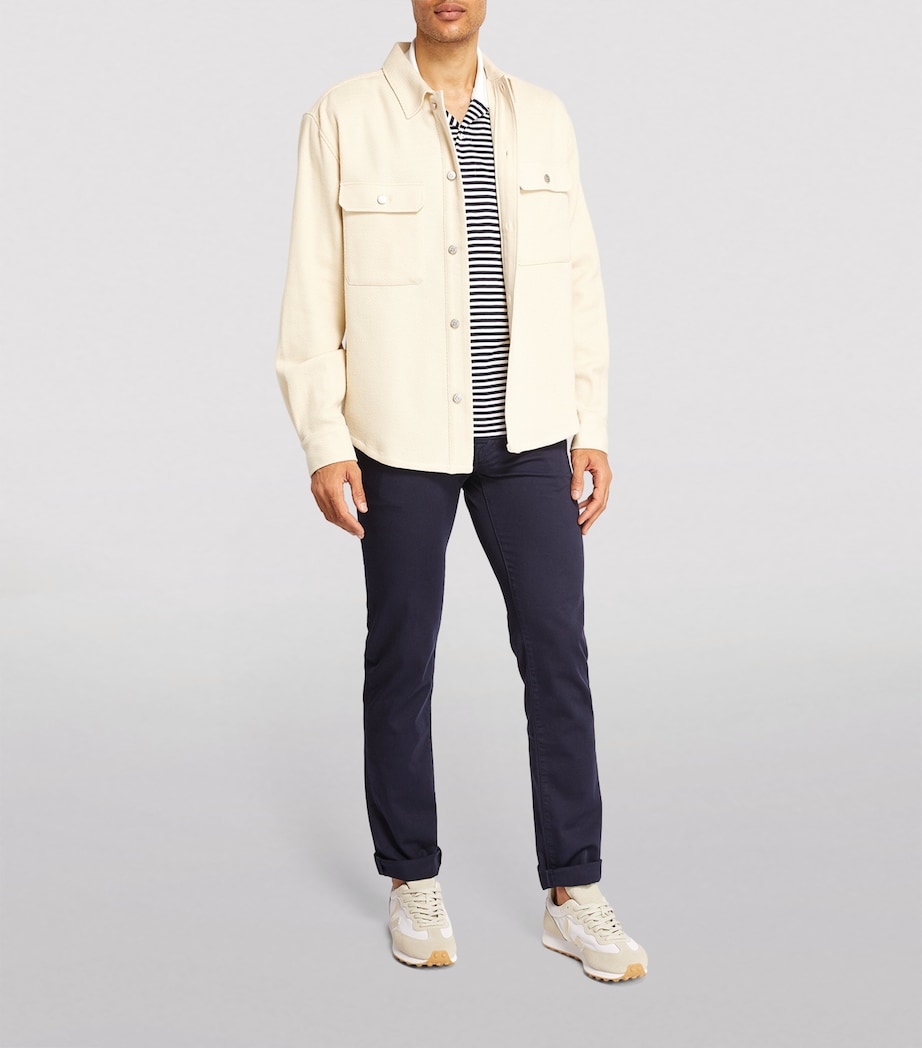 Cotton-Rich Slim Trousers 500D Image 2