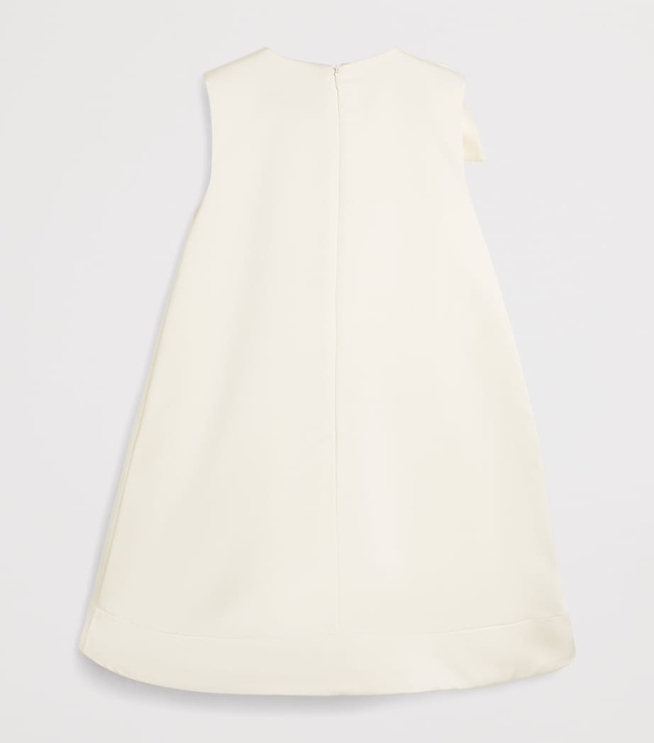 Appliqué Sweet Pea Dress (4-14 Years) 103CREME SATIN Image 2