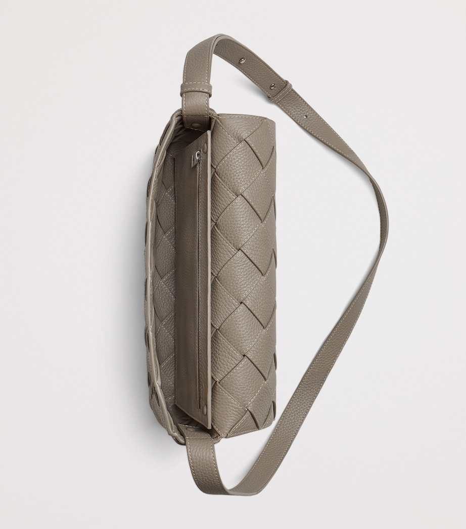 Large Leather Diago Cross-Body Bag 2822 Image 6