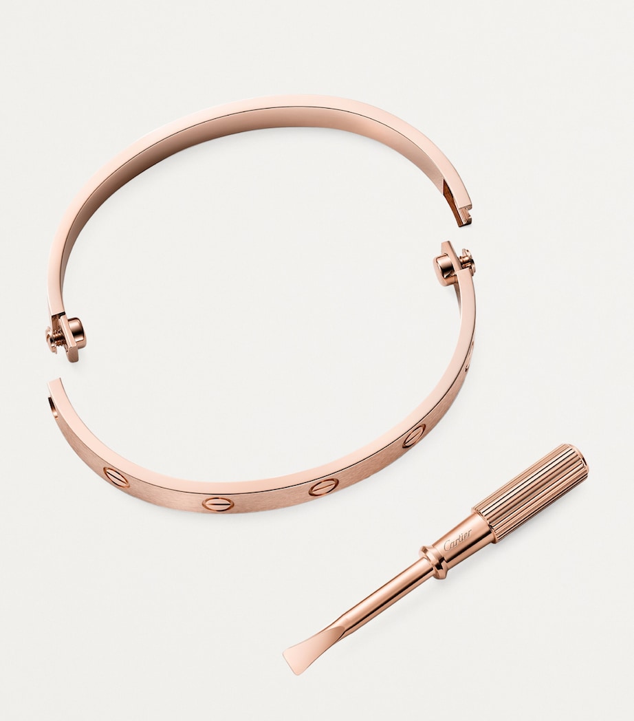 LOVE Classic Rose Gold Bracelet - Brushed Finish ROSE GOLD Image 3