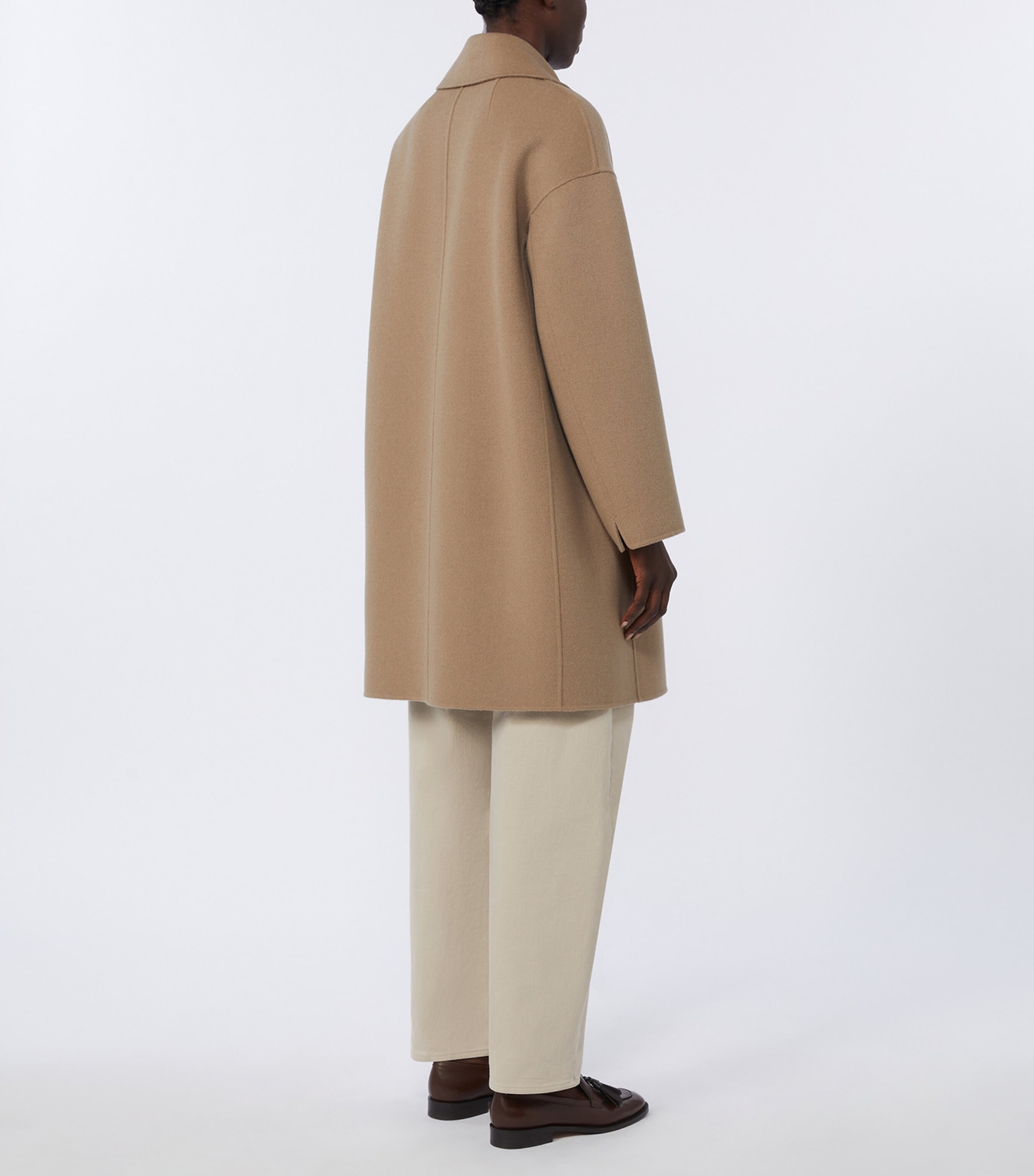 Virgin Wool Coat HAZELNUT BROWN Image 4