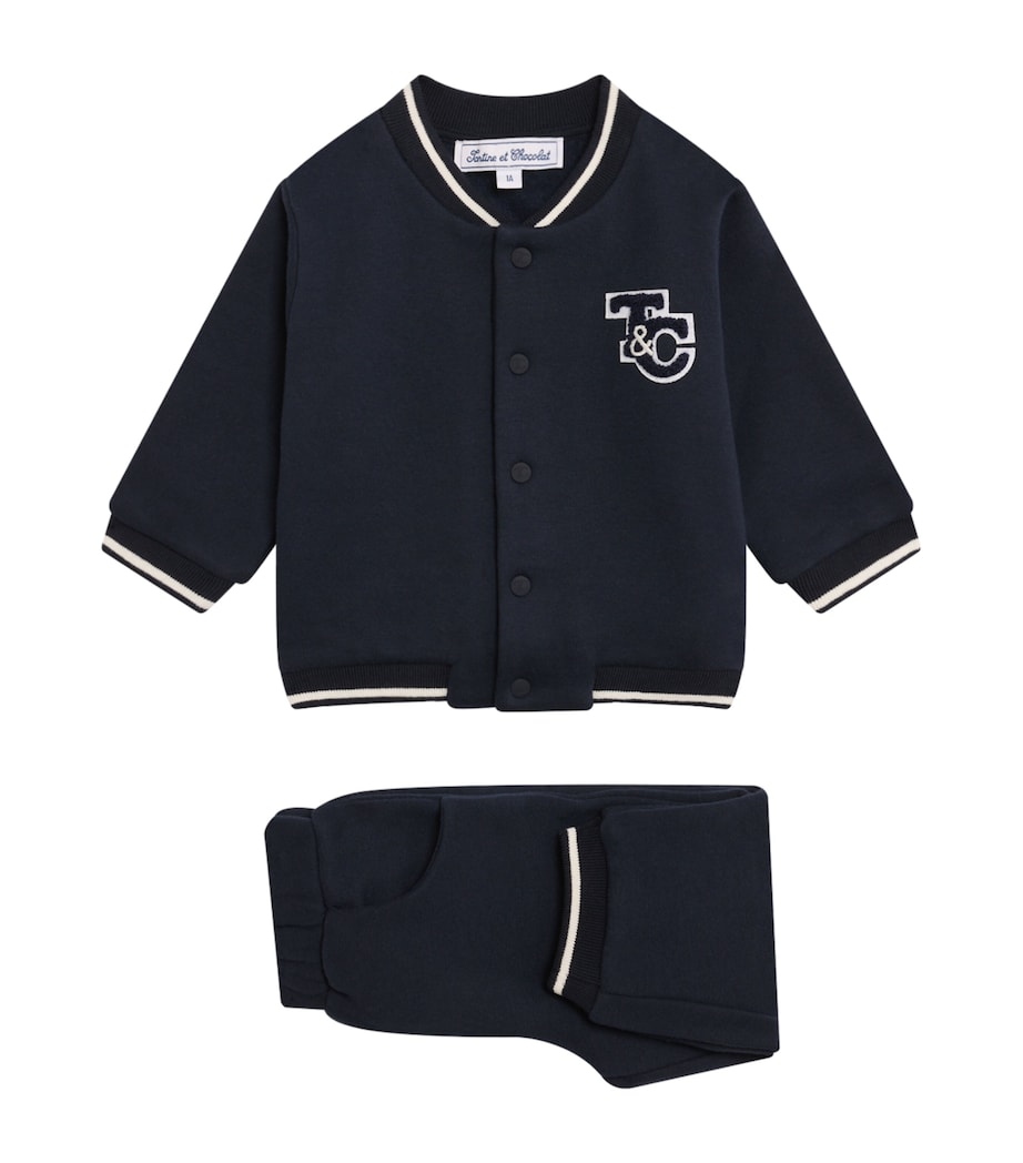 Embroidered Jacket and Sweatpants Set (3 Months-4 Years) 4MARINE Image 1