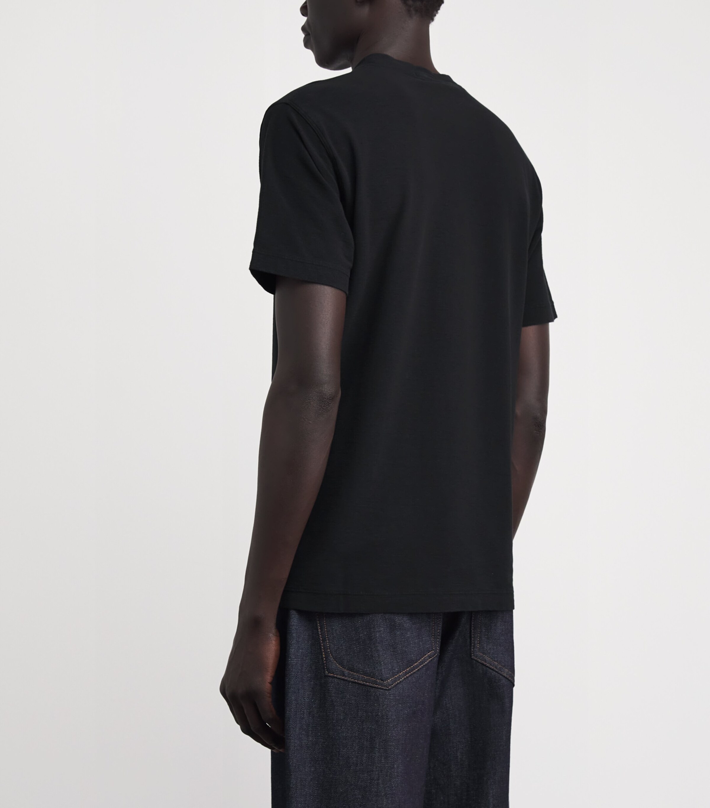Stone Island Mens Organic Cotton Ghost T-Shirt Image 5