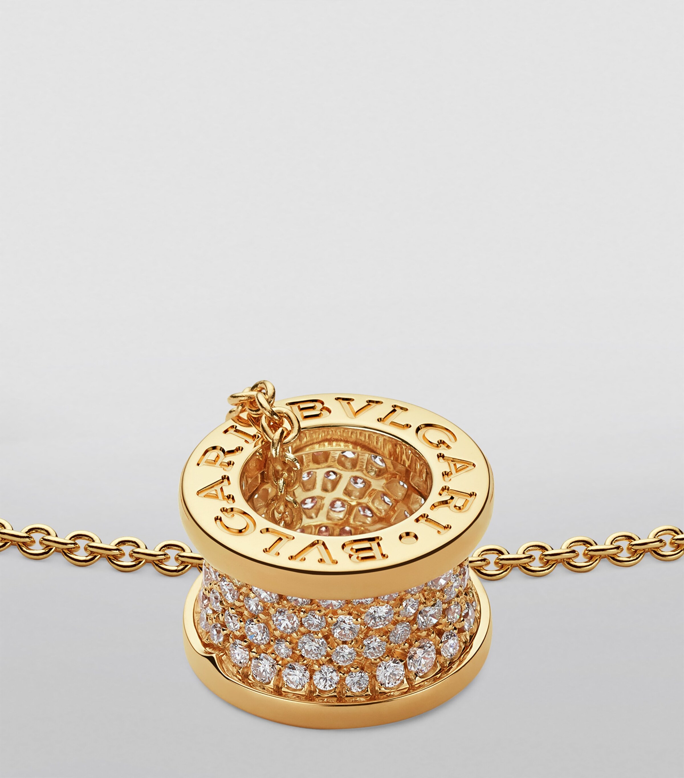 Yellow Gold and Diamond B.zero1 Necklace YELLOW GOLD Image 5