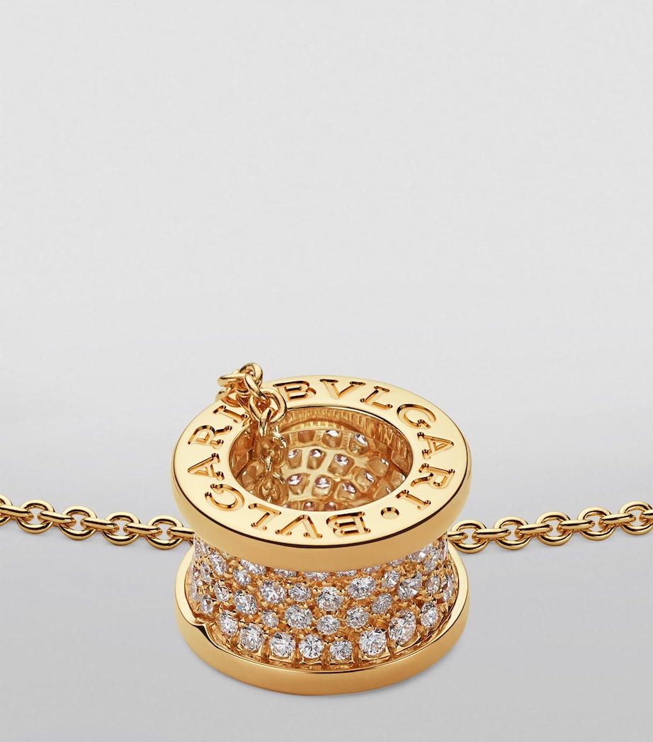 Yellow Gold and Diamond B.zero1 Necklace YELLOW GOLD Image 5