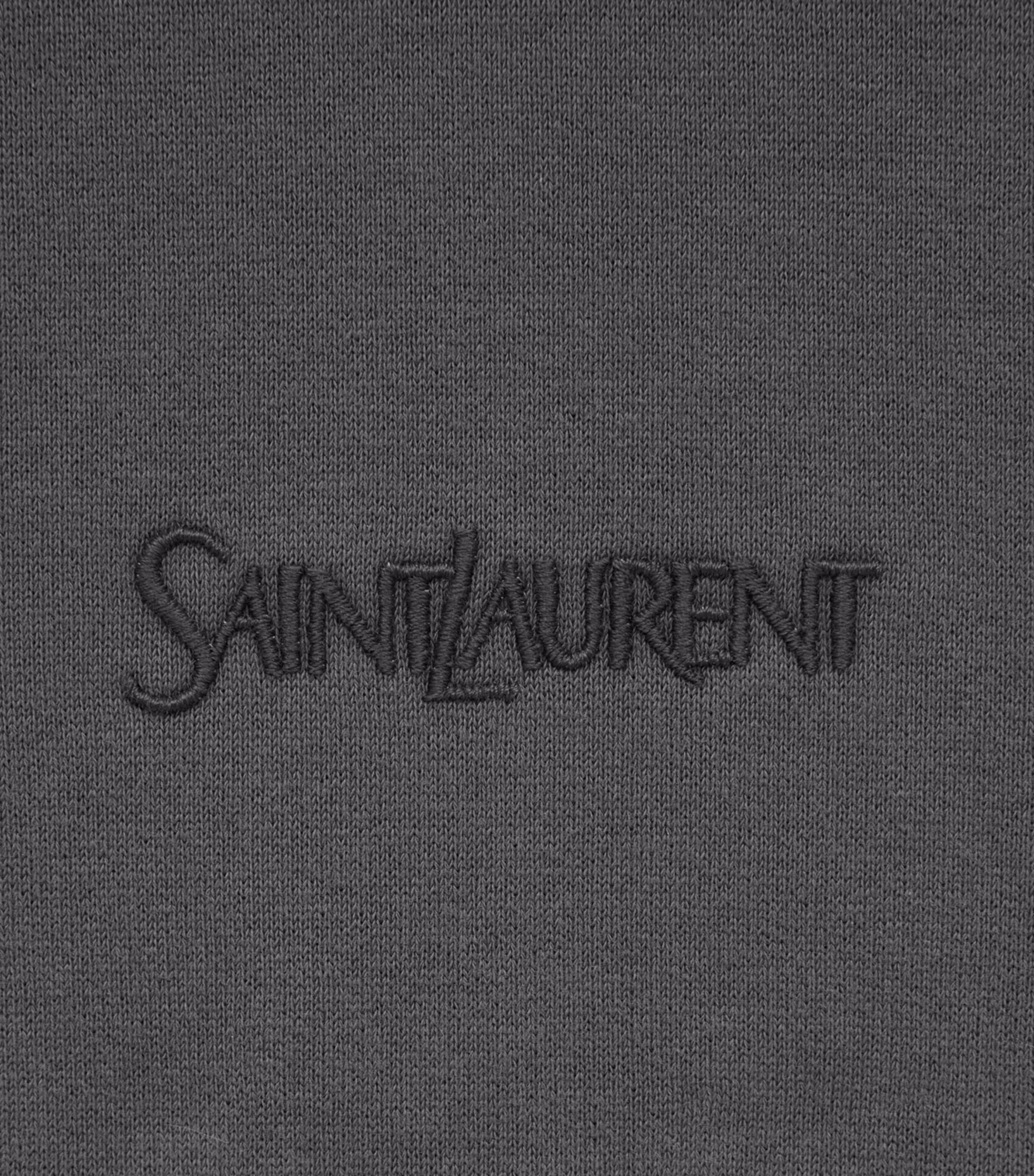 Cotton Embroidered Logo Hoodie 1467 Image 3