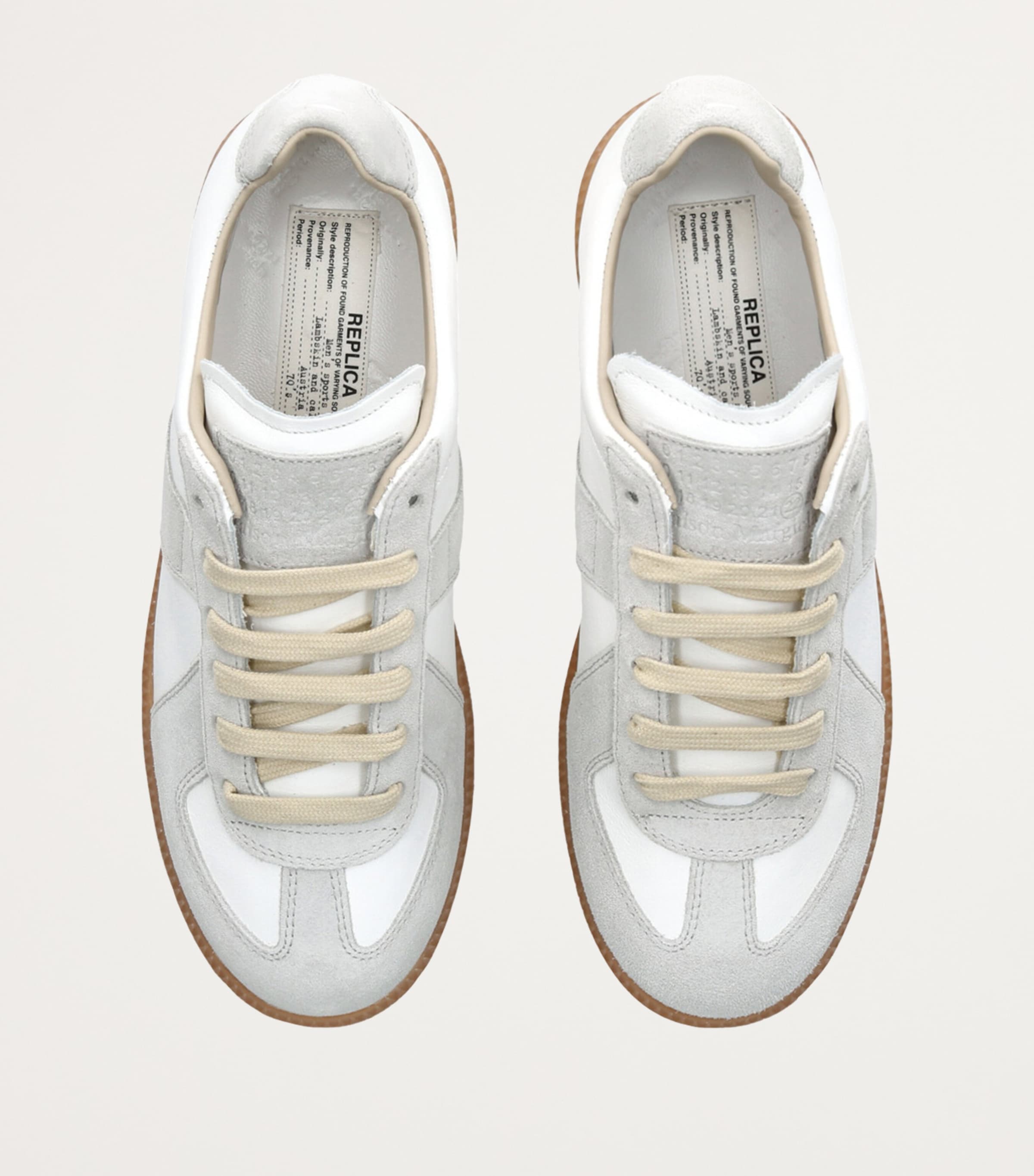 Leather Replica Sneakers WHITE Image 4