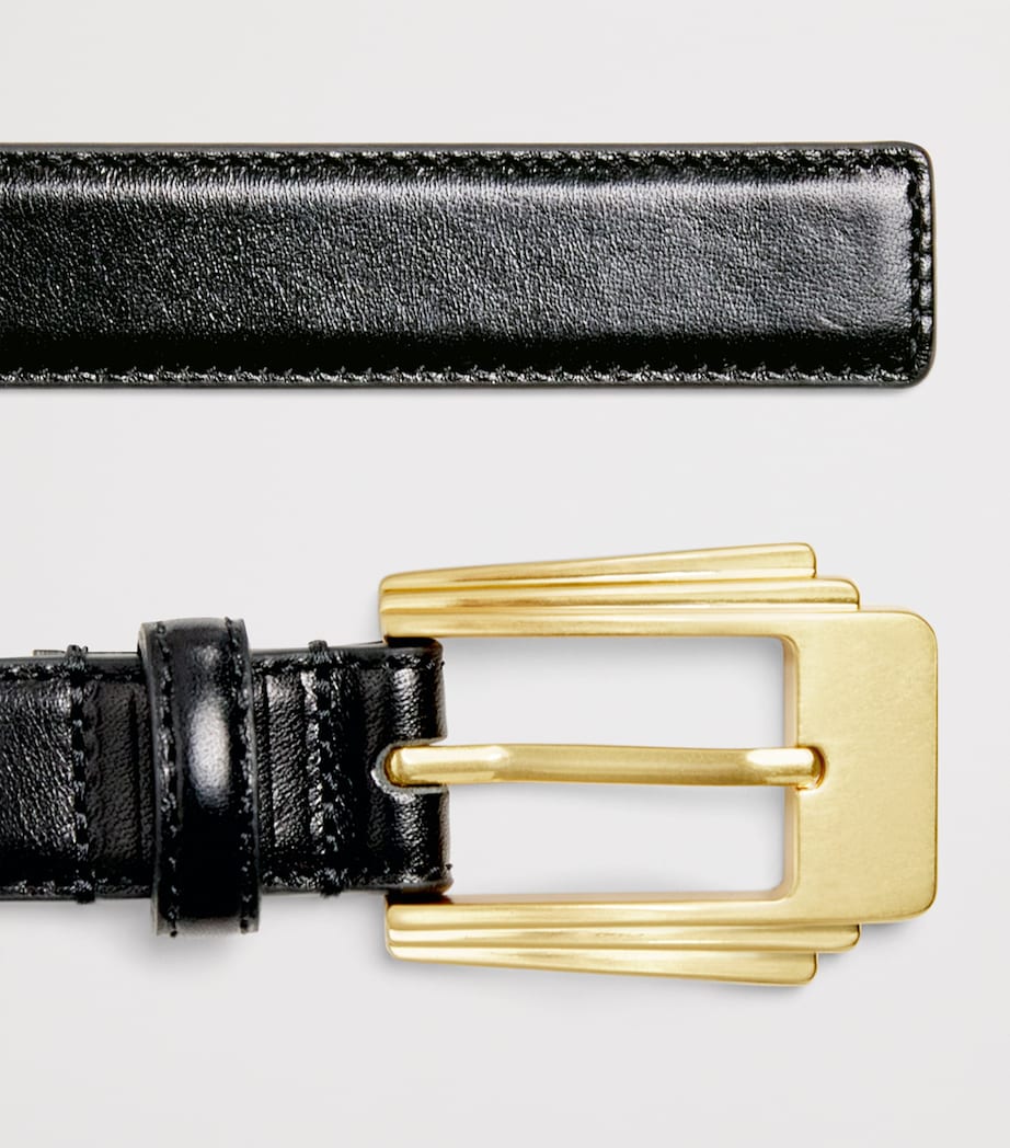 x Giuliva Heritage Leather Belt BLACK Image 4