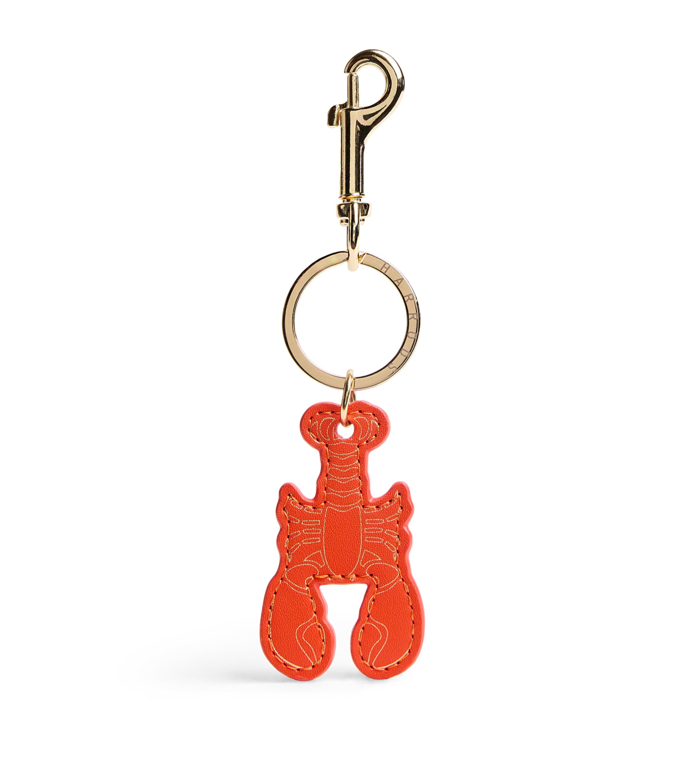 Harrods Leather Lobster Keyring