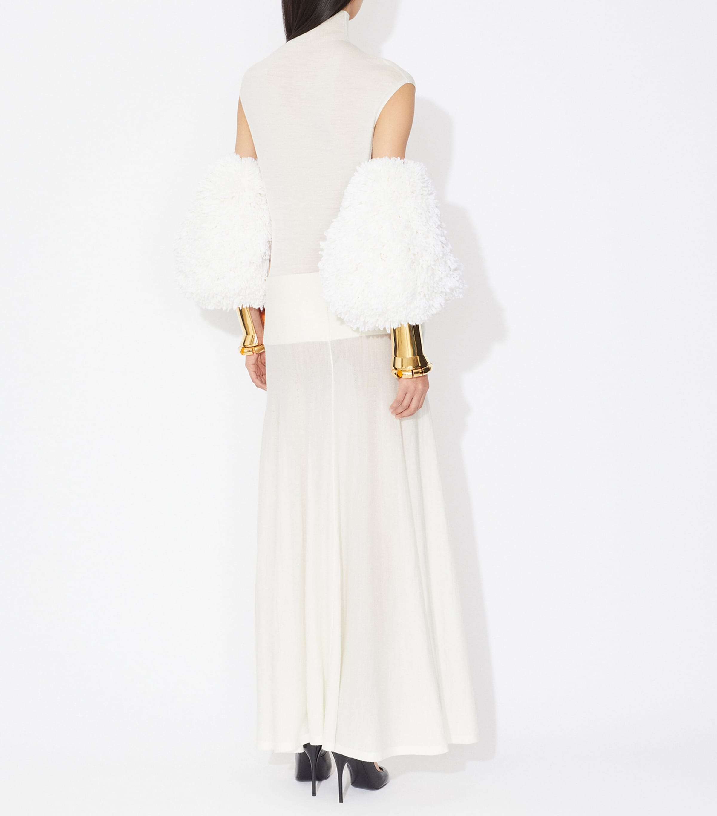 Cap-Sleeve Bodysuit BLANC NATUREL Image 3