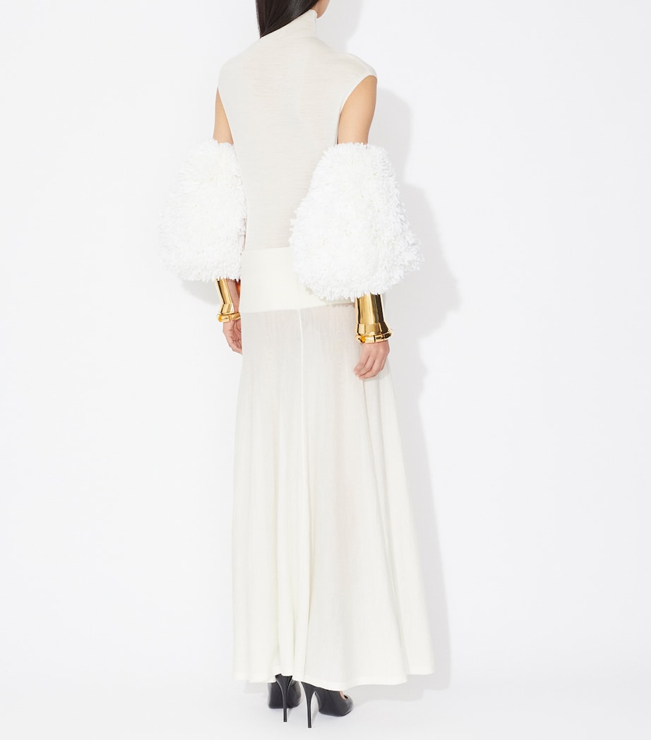 Cap-Sleeve Bodysuit BLANC NATUREL Image 3