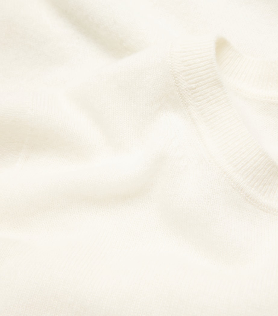 Cashmere Round-Neck Sweater IVORY Image 5