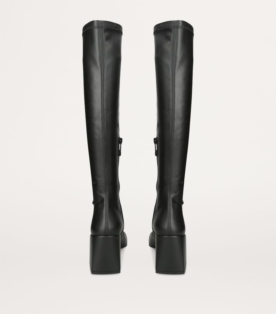 Courrèges Over-The-Knee Boots 70 Black Image 3