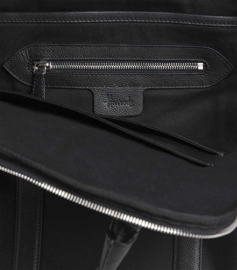 Harrods Nylon Backpack Black Image 6