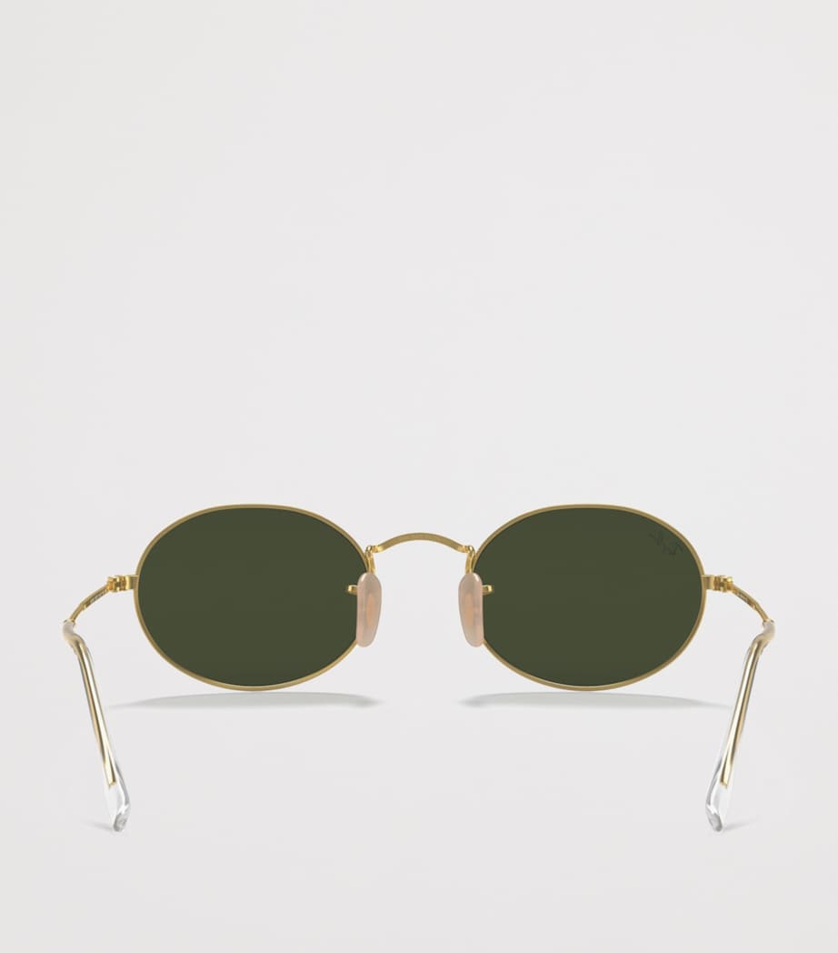 Ray-Ban RB3547 Oval Metal Sunglasses Image 4