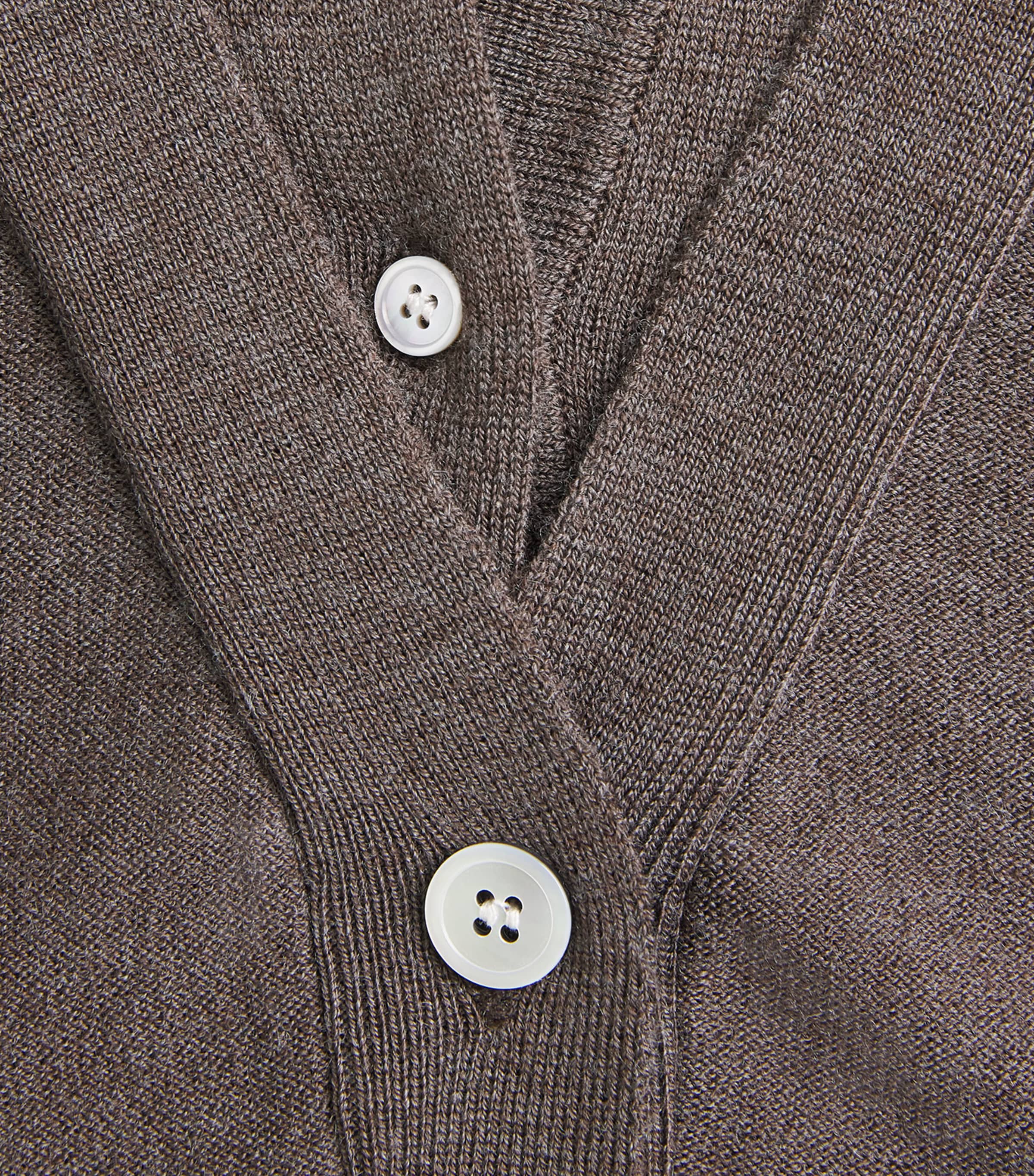 Source Unknown Womens Layered Fabbie Cardigan Br Image 6