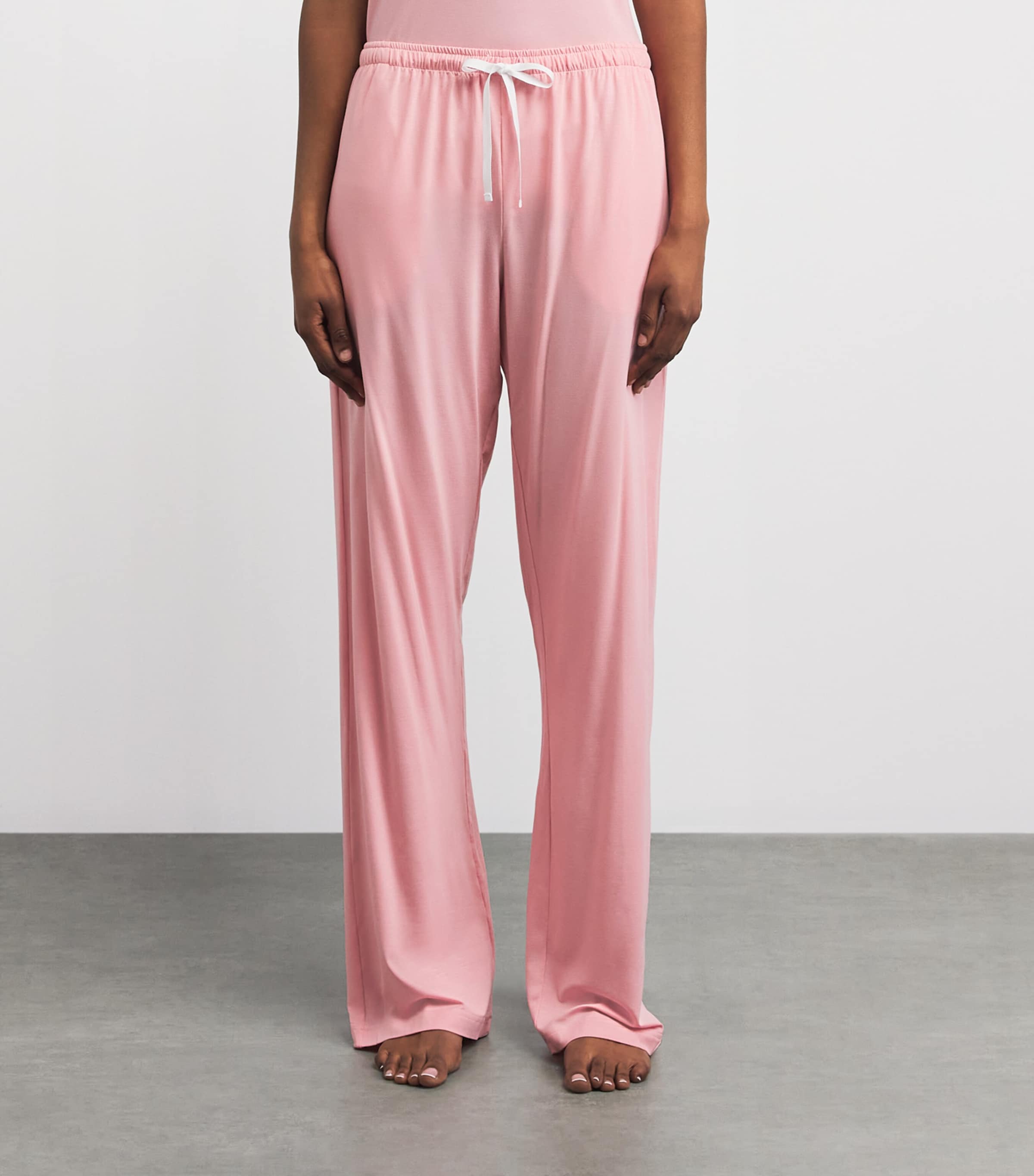 Derek Rose Womens Micromodal Lara Pyjama Bottoms Pink Image 4