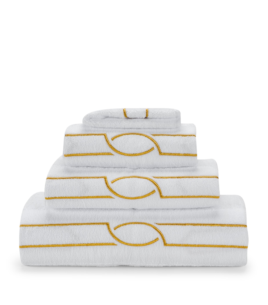 Abyss & Habidecor Cluny Guest Towel (40cm x 75cm) Gold Image 1