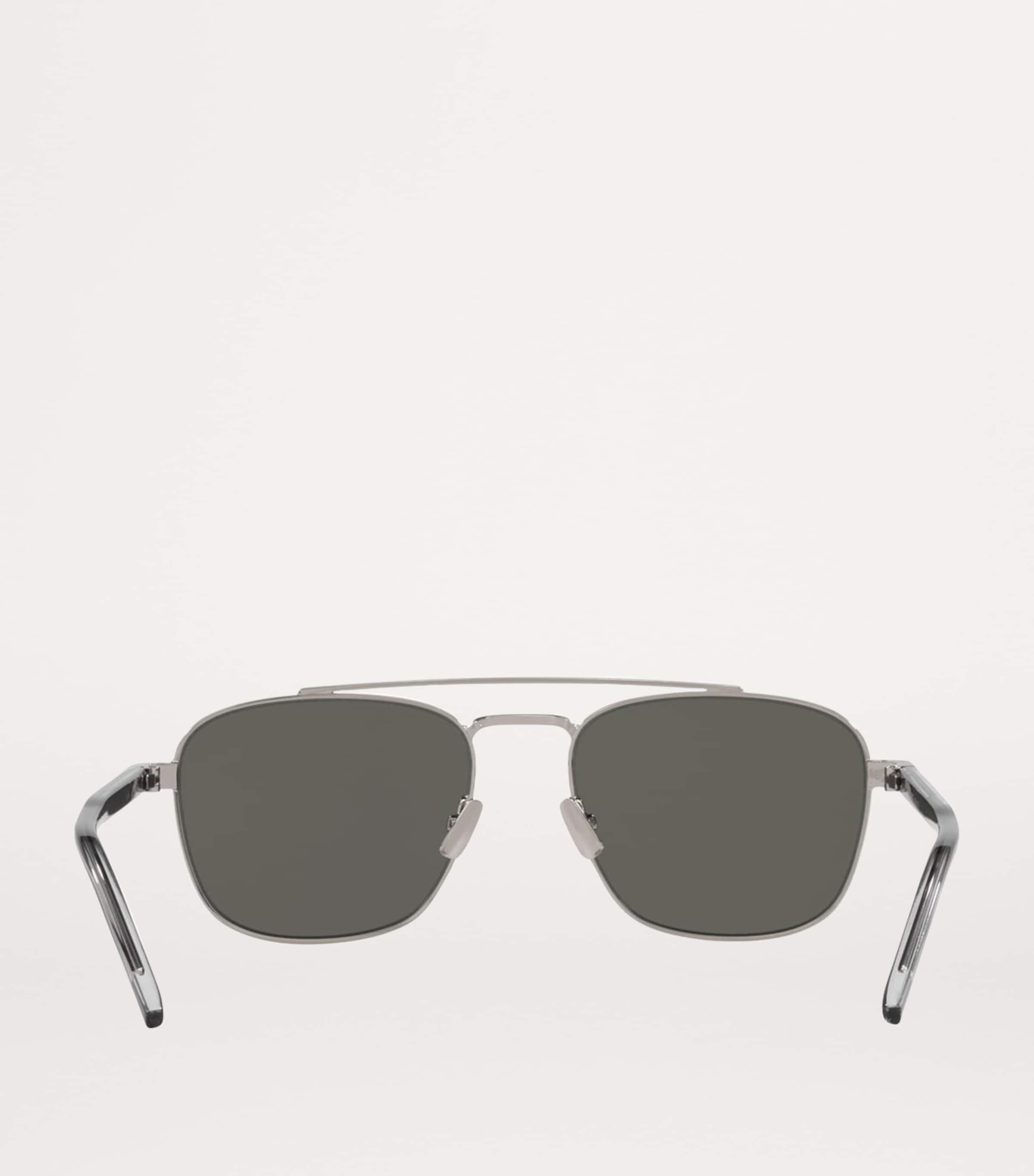 Saint Laurent Silver Metal SL 665 Sunglasses | Harrods US