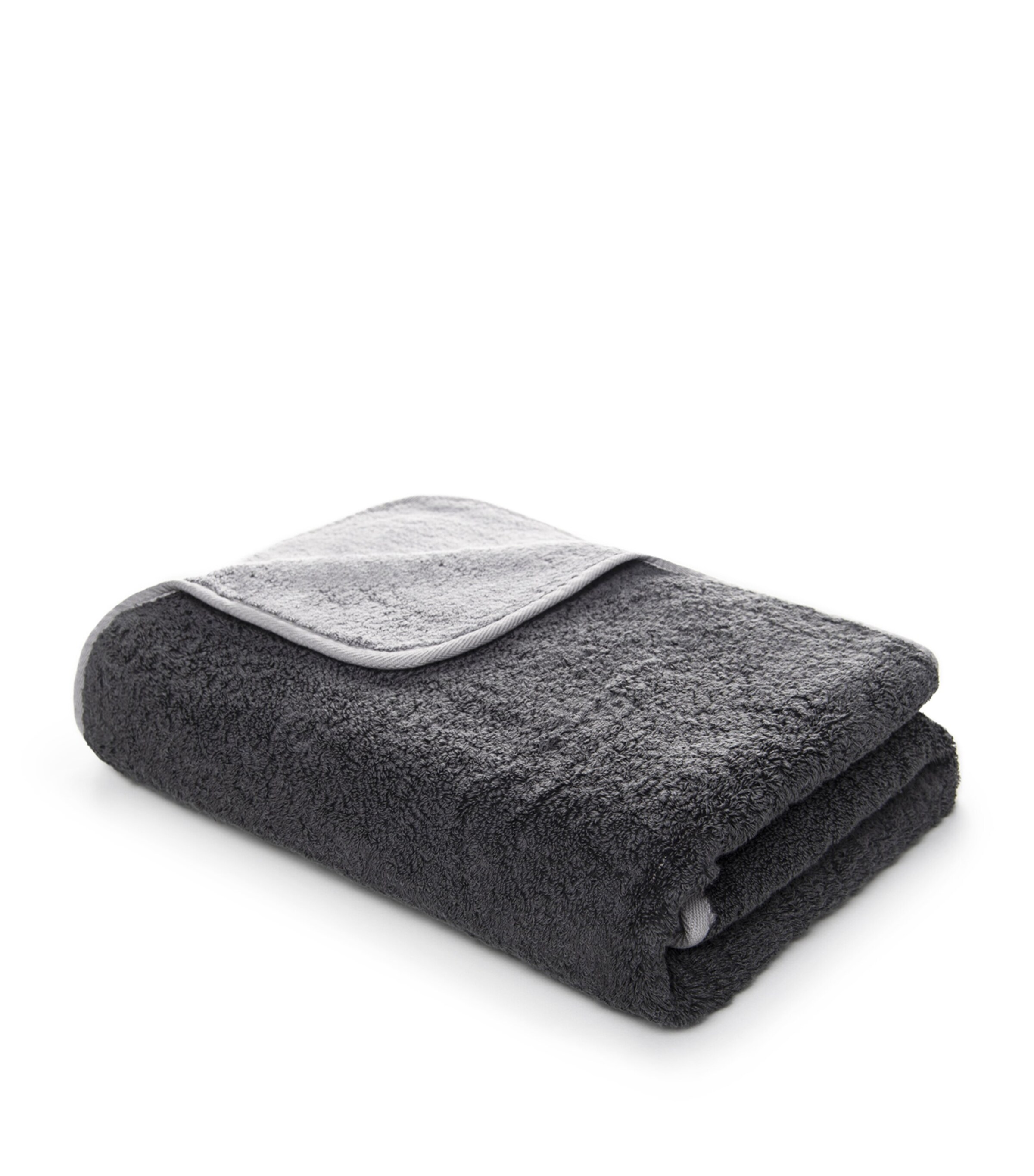 GRACCIOZA Bicolore Hand Towel (50cm x 100cm) Silver/storm Image 4