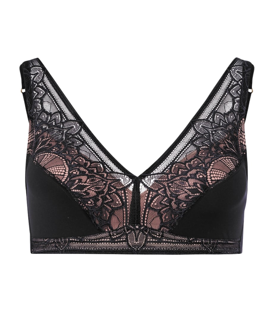 Lace Holly Soft Cup Bra BLACK Image 1