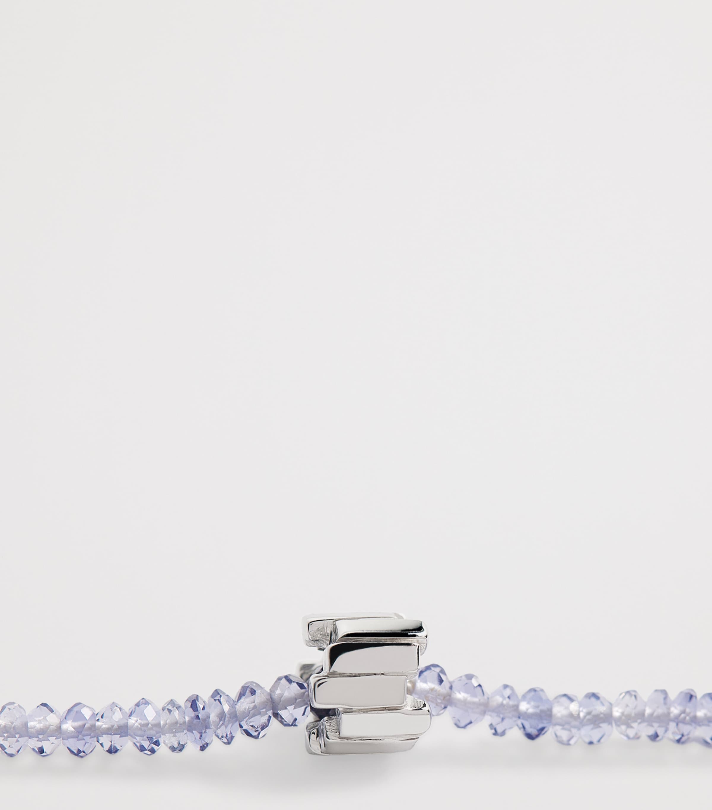 Suzanne Kalan White Gold and Iolite Infinite Beaded Necklace Wg/iol Image 4