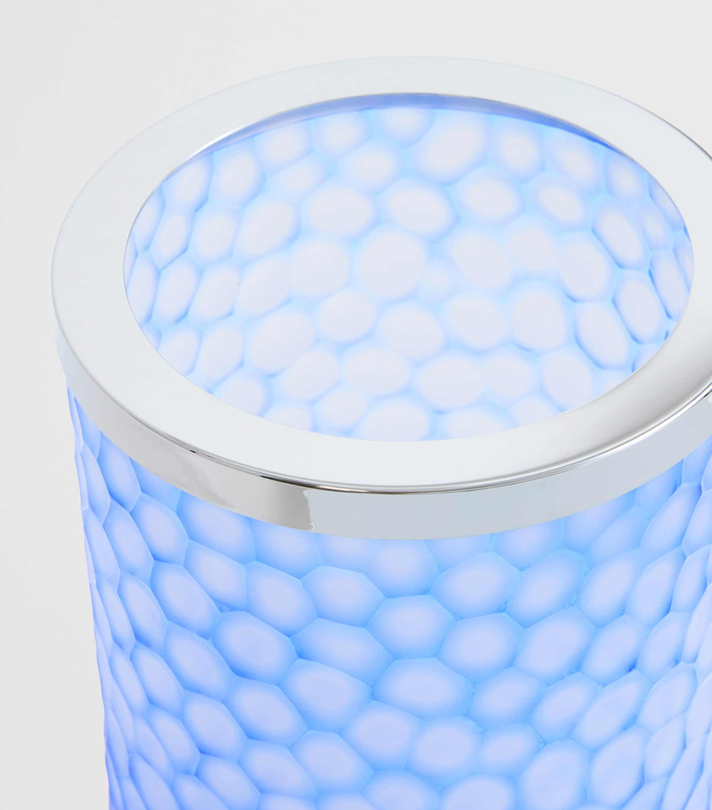 Crystal Ocean Honeycomb Bin (525ml) BLUE/CHROME Image 3