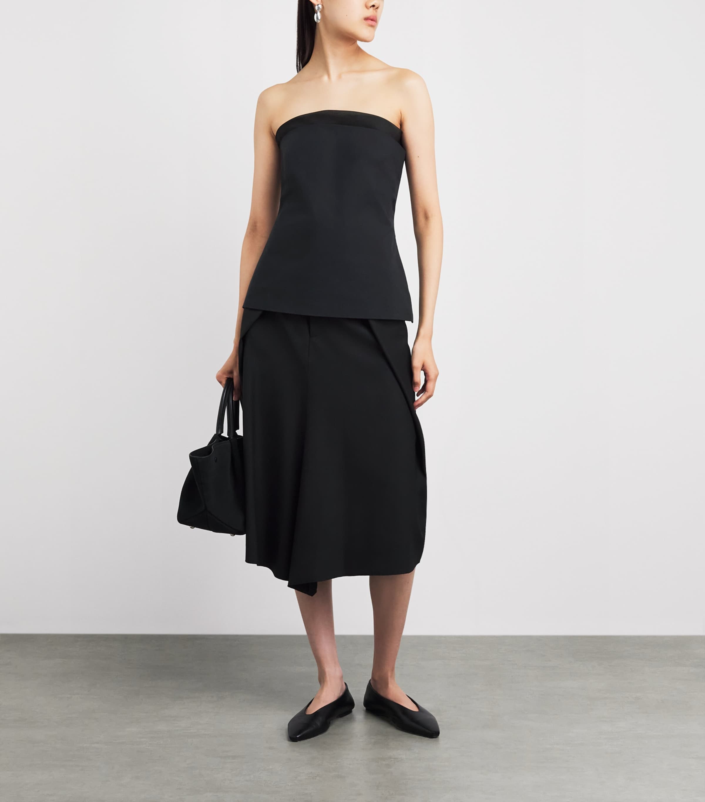 Voranida Womens Cotton Tyla Tube Top Black Image 2