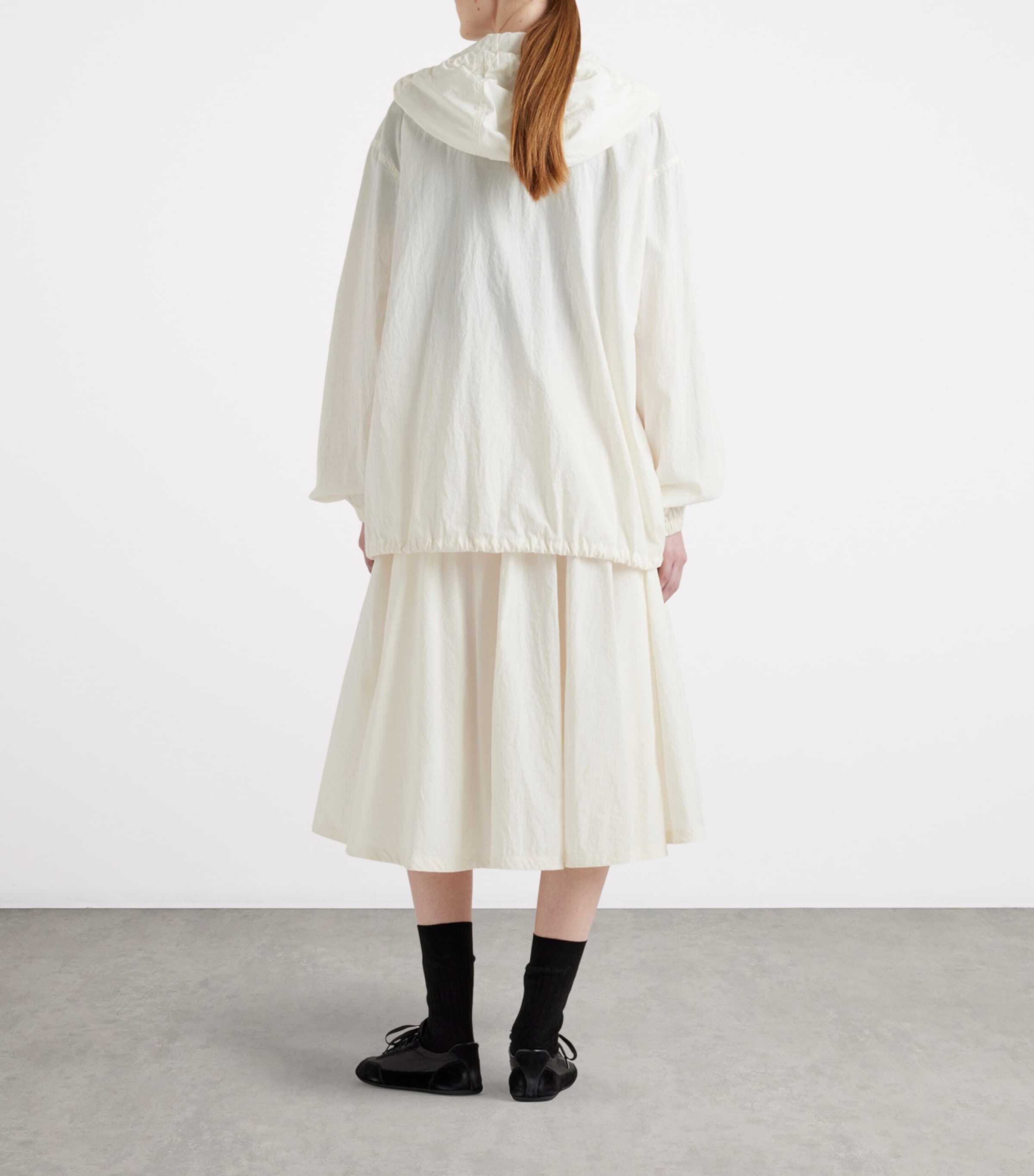 Cotton-Blend Belted Jacket F0304 Image 5