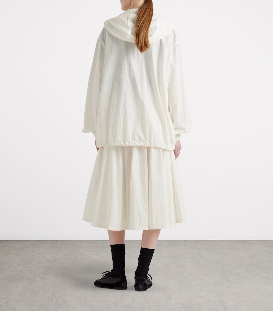 Cotton-Blend Belted Jacket F0304 Image 5