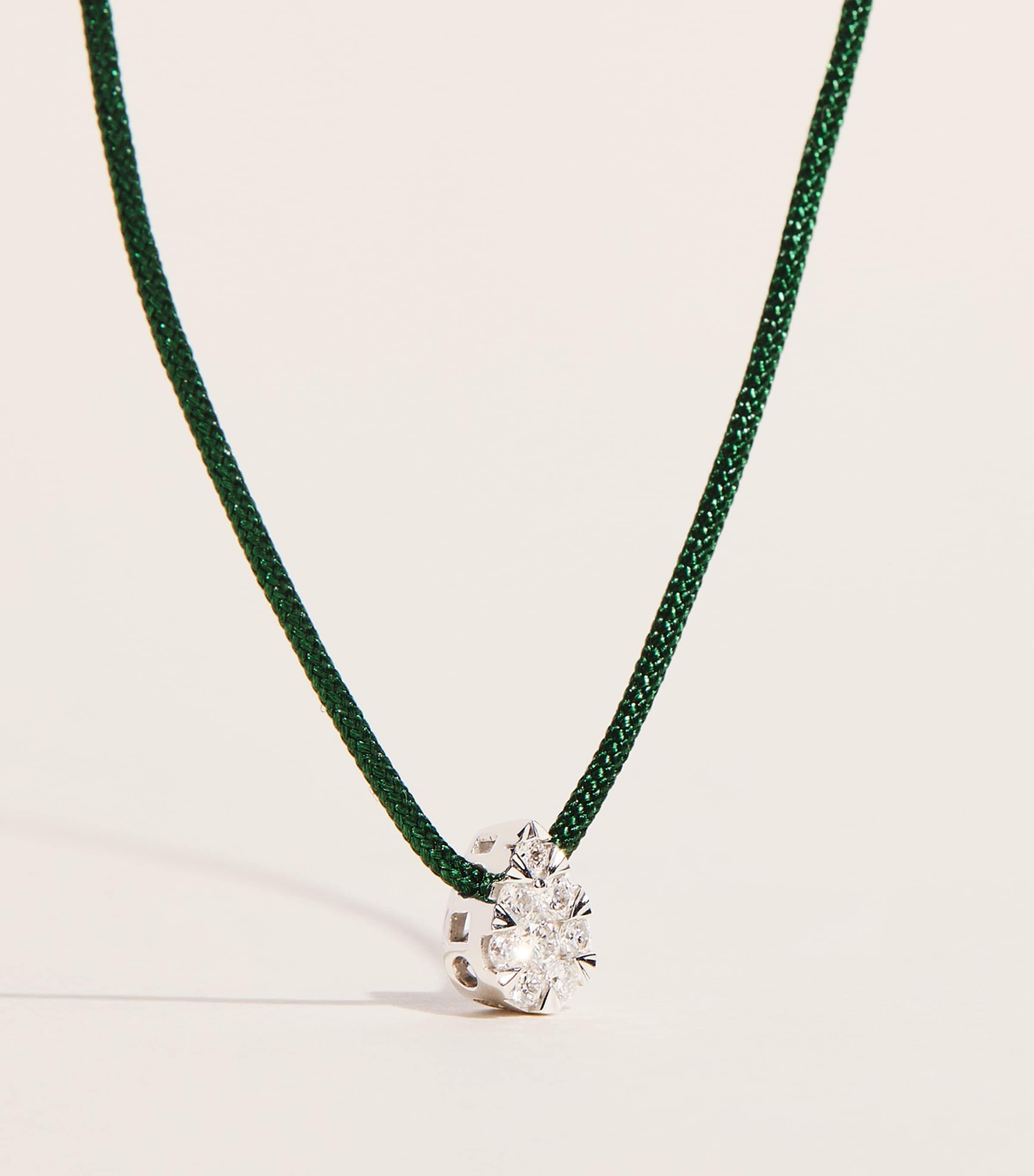Persée White Gold and Diamond Danaé Cord Necklace White Gold Image 5