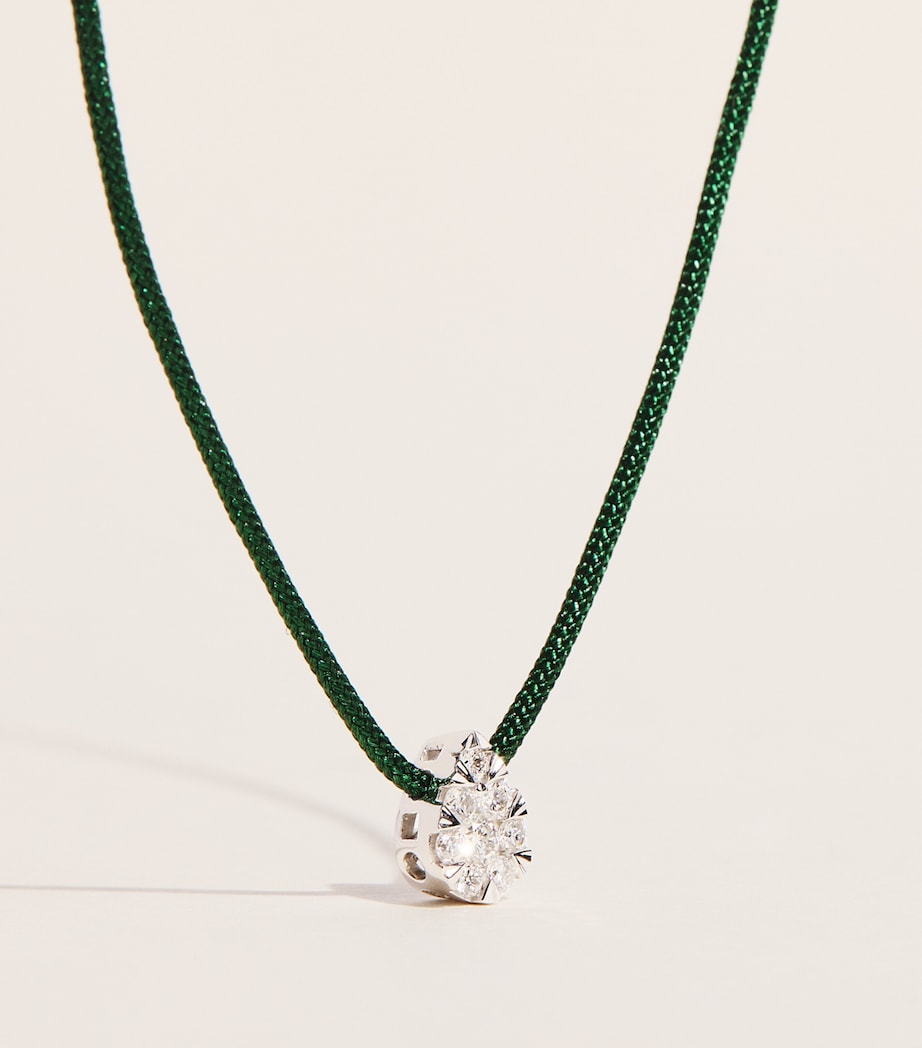Persée White Gold and Diamond Danaé Cord Necklace White Gold Image 5