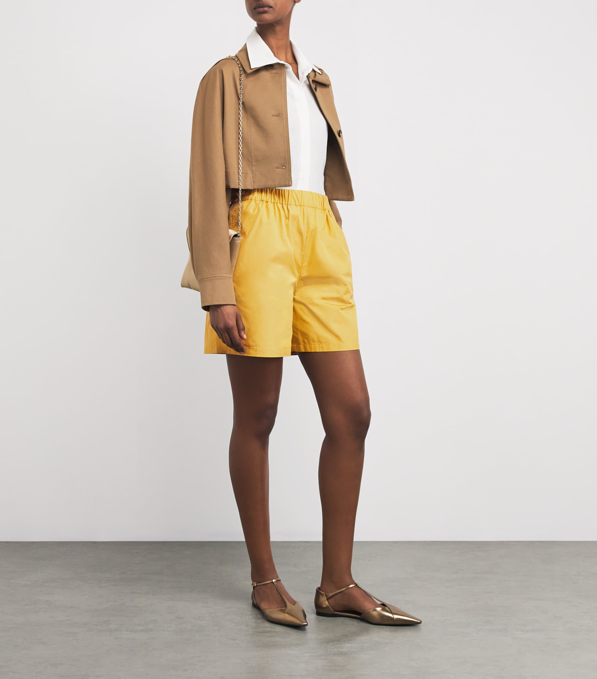 ショーツ MAX MARA COTTON SHORTS Max Mara Cotton Poplin Shorts | Harrods US