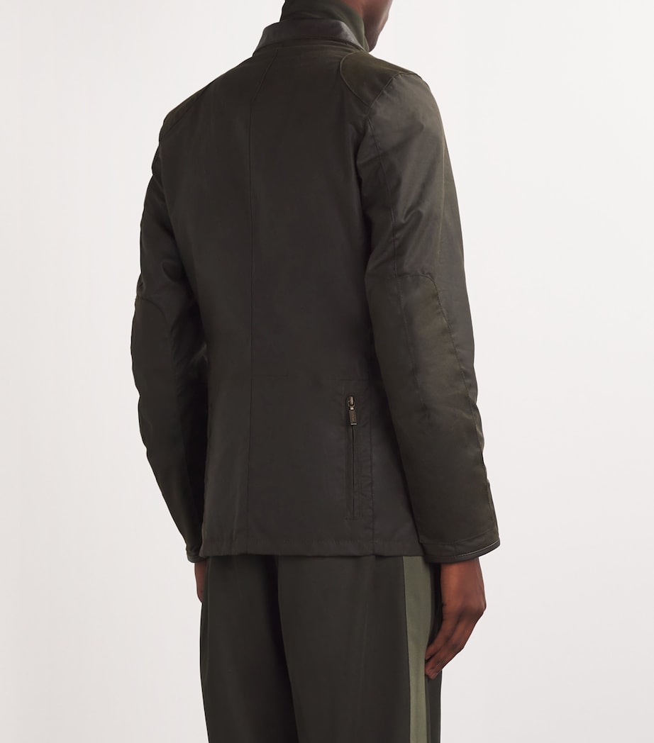 Waxed Beacon Jacket OLIVE Image 4