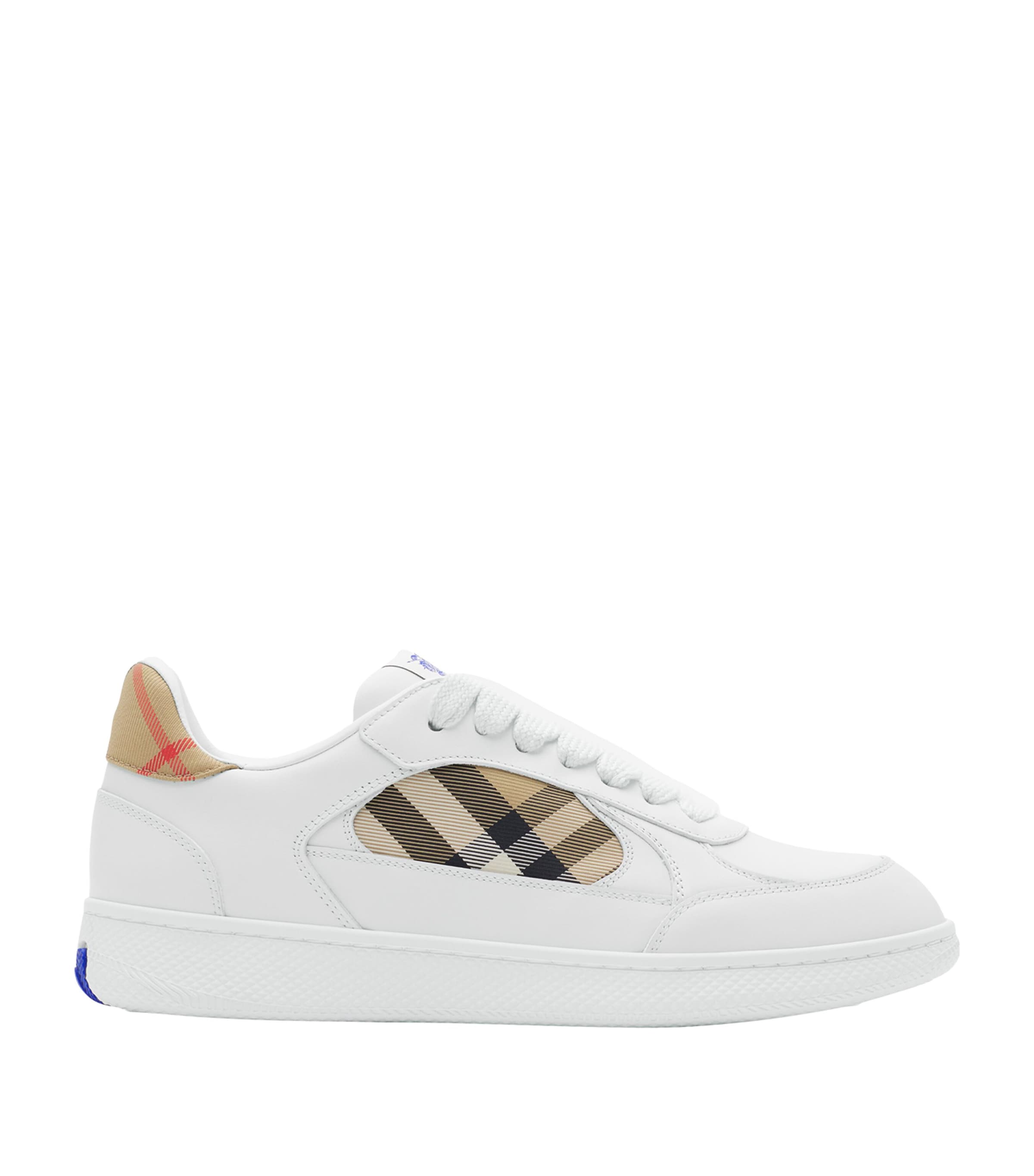 Burberry Check Terrace Sneakers In Animal Print