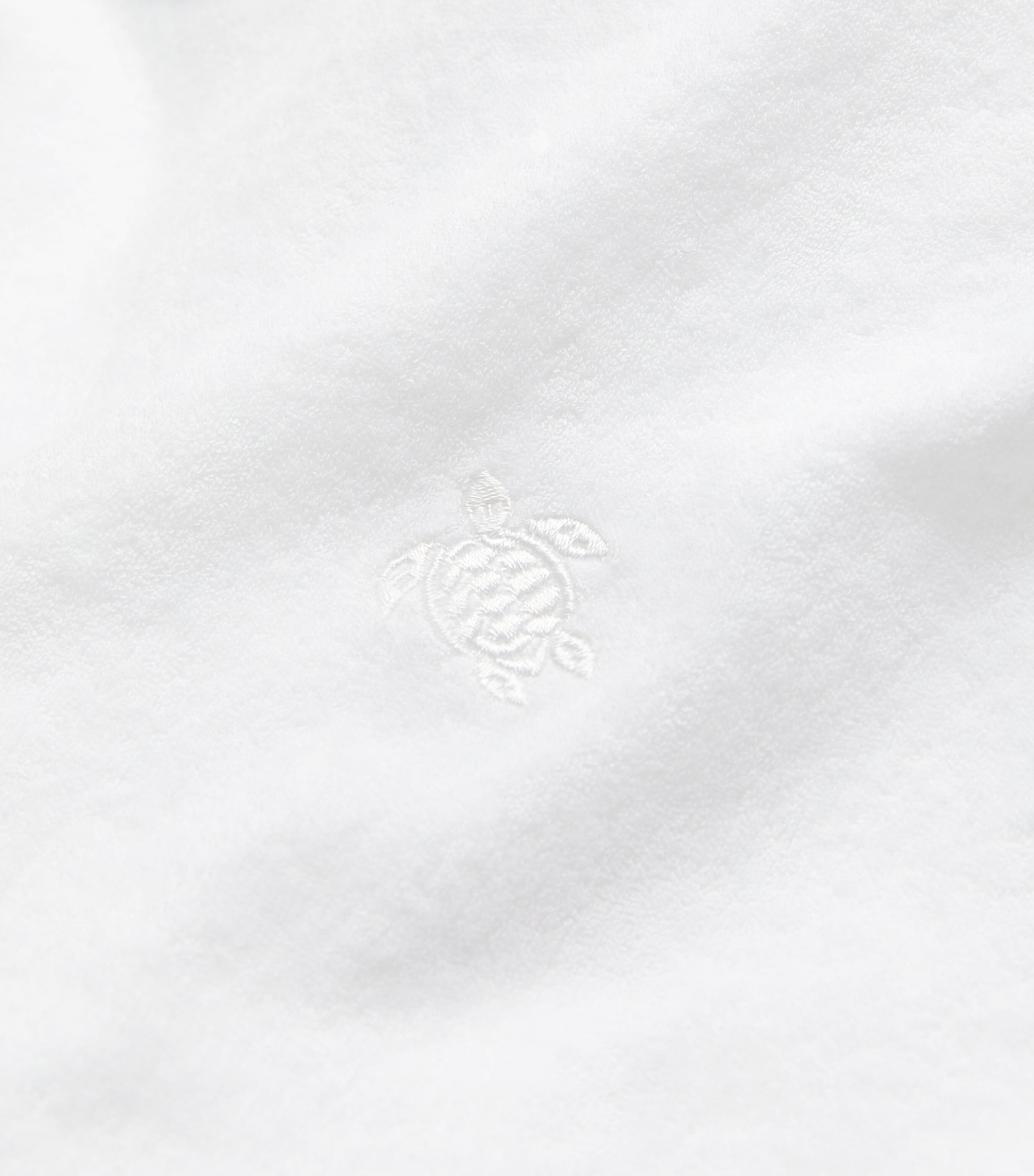 Towelling Polo Shirt 010 WHITE Image 5