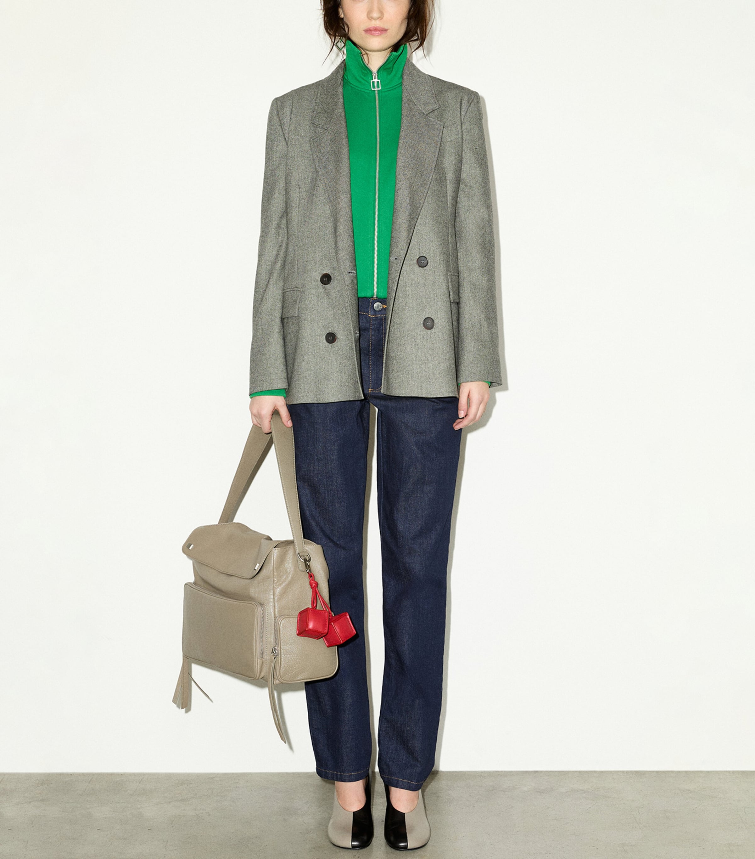 MAX&Co. Womens Cotton Track Jacket Green Image 6
