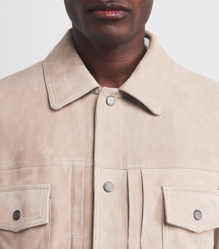 Suede Shirt Jacket 35 NATURAL Image 6